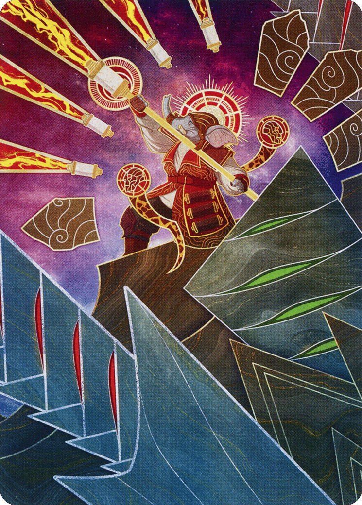 Quintorius, Loremaster — March of the Machine Art Series — Magic: The Gathering