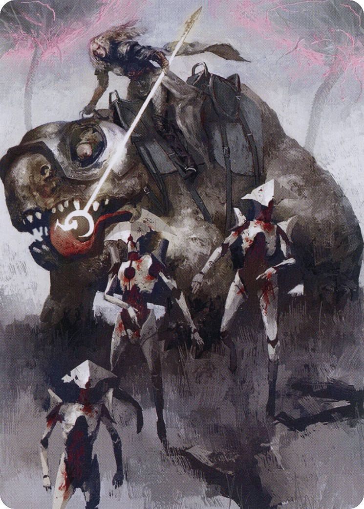 Thalia and The Gitrog Monster — March of the Machine Art Series — Magic: The Gathering