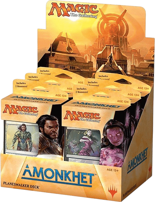 Display de Planeswalker Decks Amonkhet — Amonkhet — Magic: The Gathering