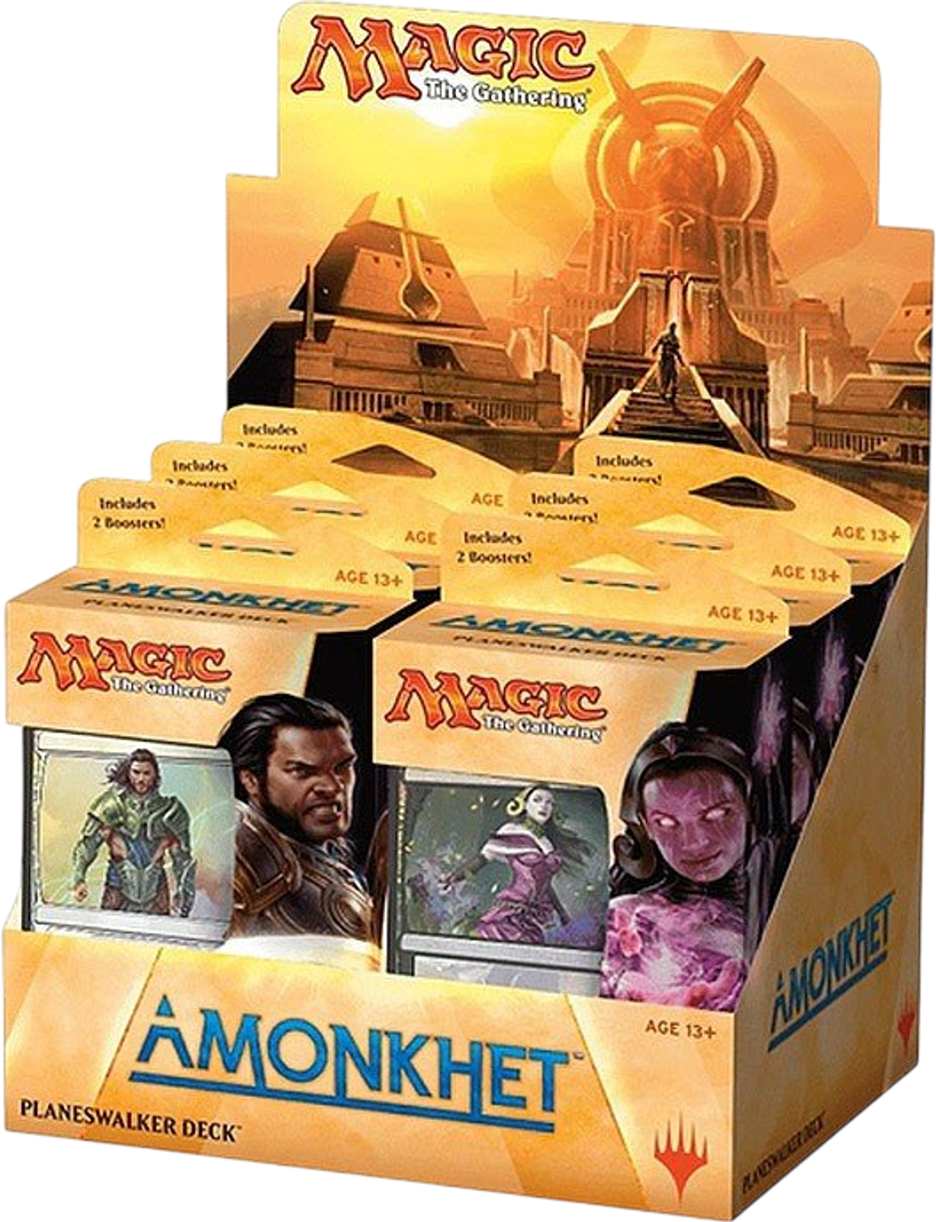 Product image for Planeswalker Deck Amonkhet Display