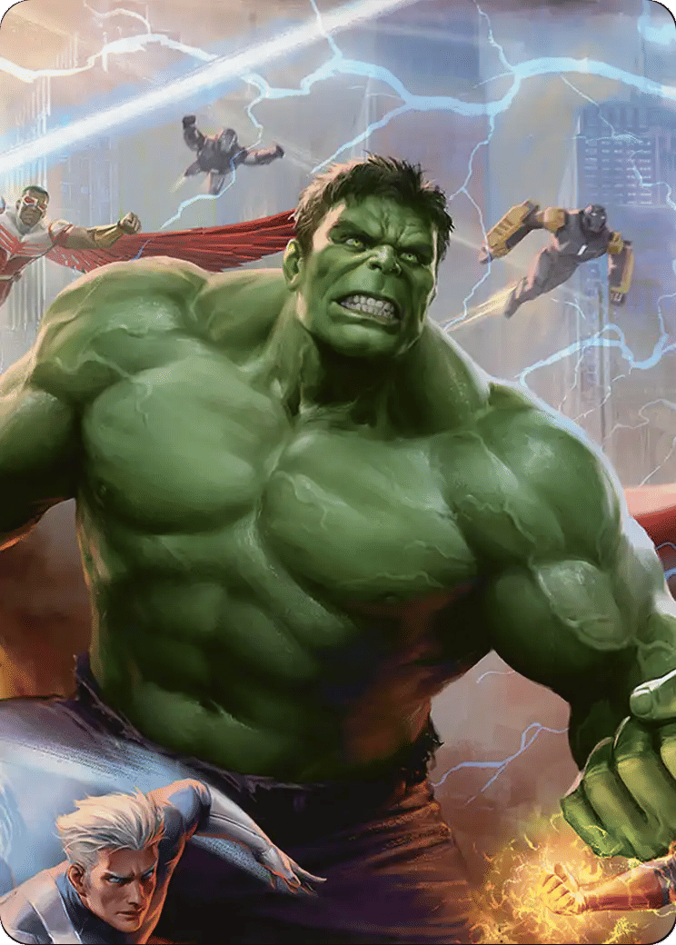 Hulk, Always Angry — Marvel Super Heroes Art Series — Magic: The Gathering