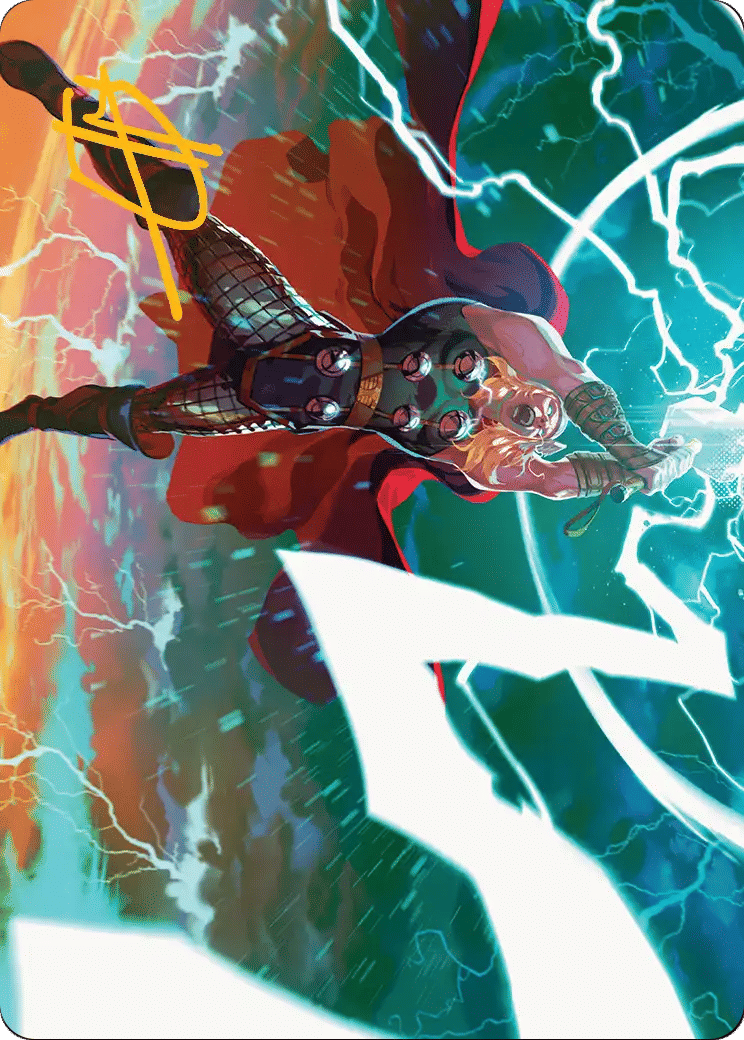 Lightning Strike — Marvel Super Heroes Art Series — Magic: The Gathering