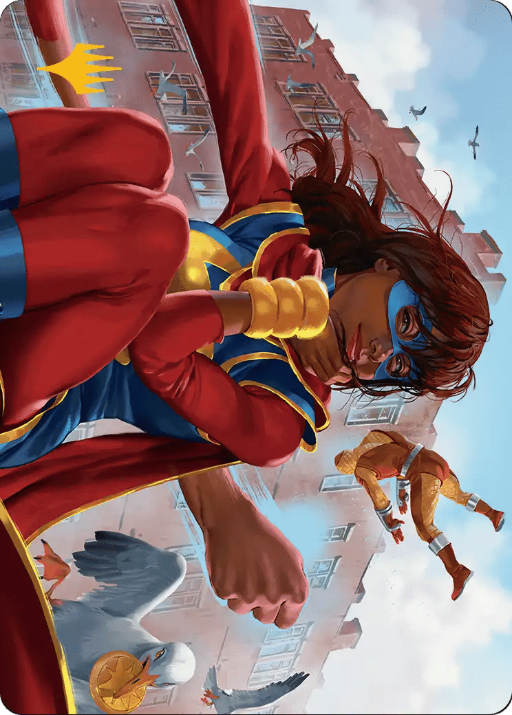 Ms. Marvel, Kamala Khan — Marvel Super Heroes Art Series — Magic: The Gathering