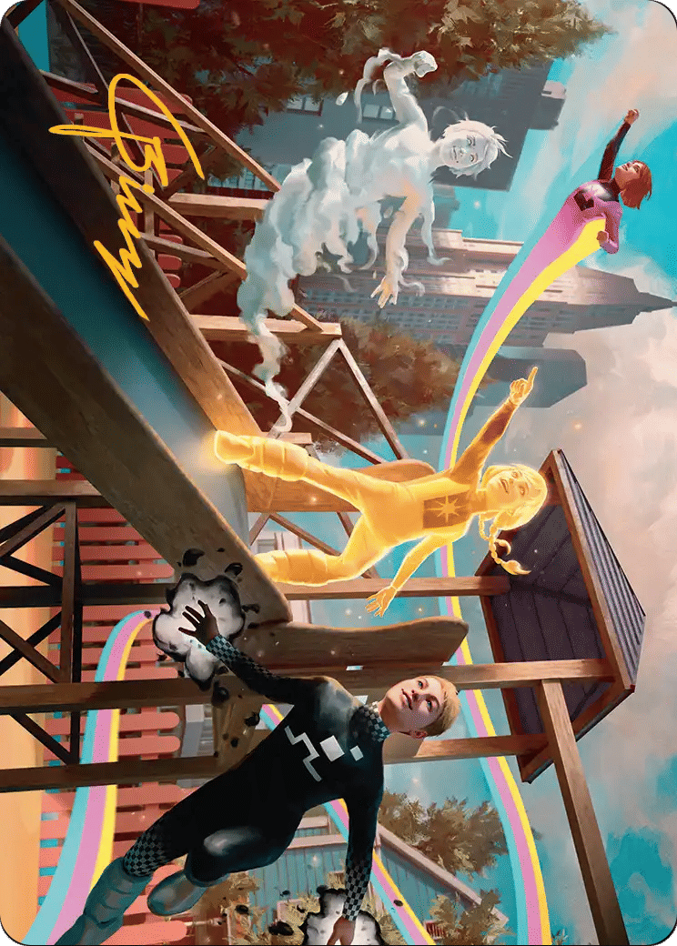 Power Pack — Marvel Super Heroes Art Series — Magic: The Gathering
