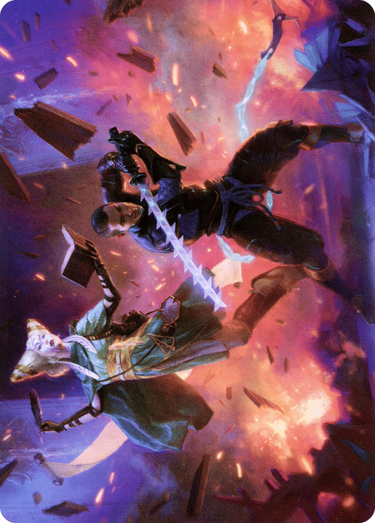 Explosive Entry — Neon Dynasty Art Series — Magic: The Gathering