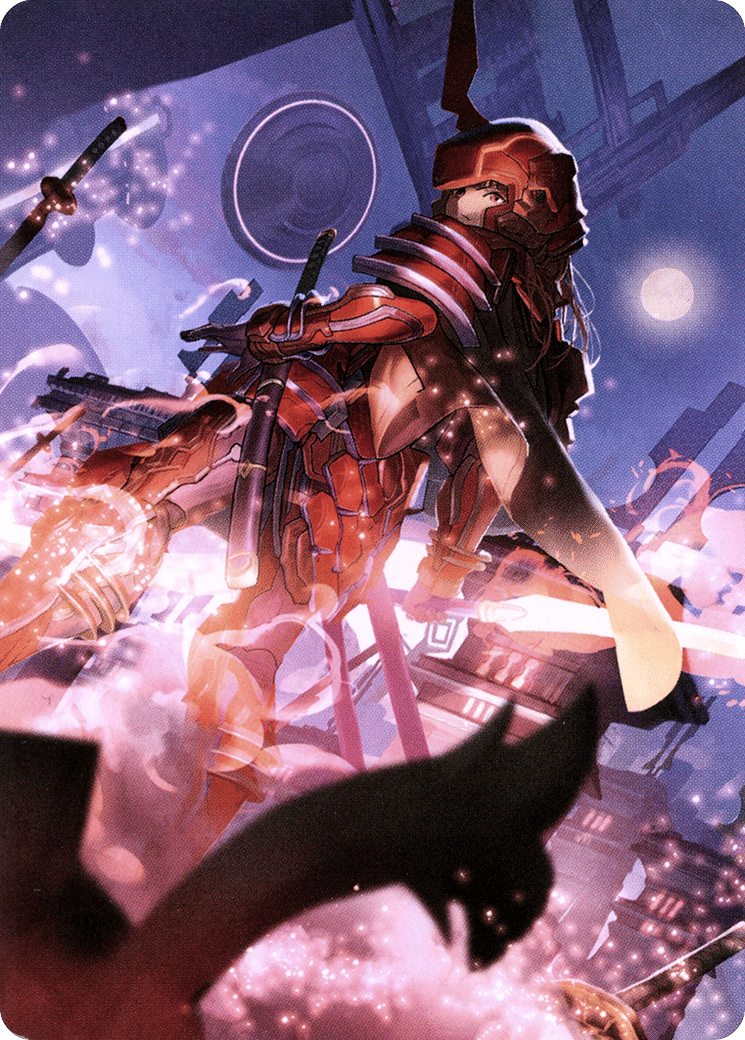 Peerless Samurai — Neon Dynasty Art Series — Magic: The Gathering