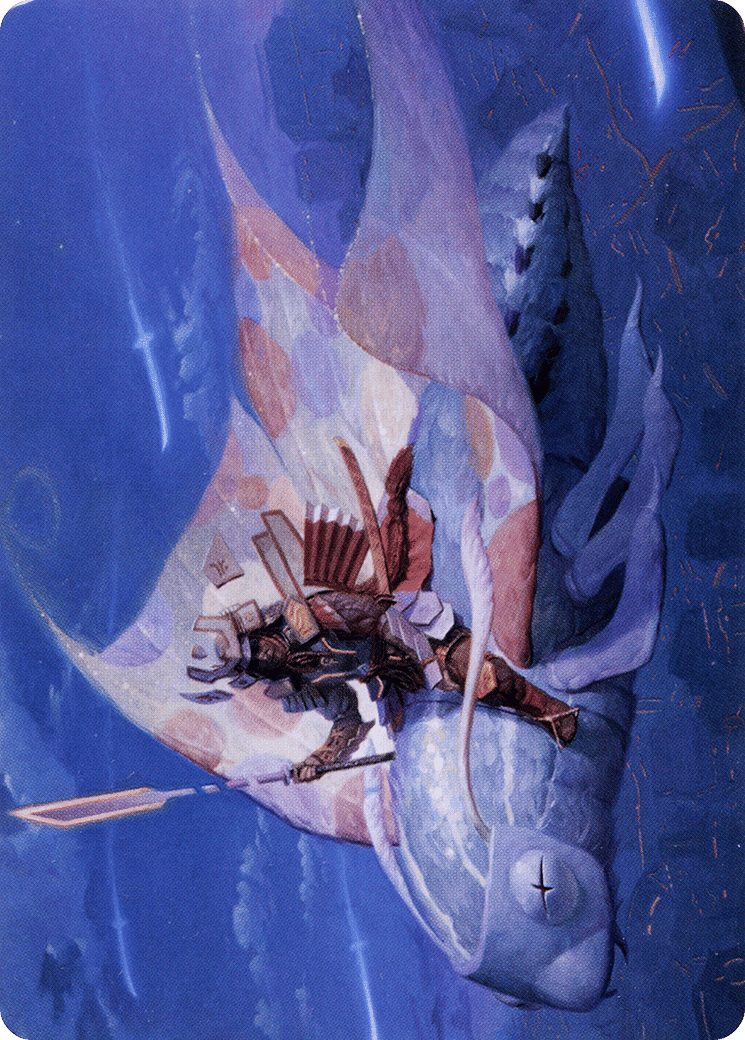 Sky-Blessed Samurai — Neon Dynasty Art Series — Magic: The Gathering