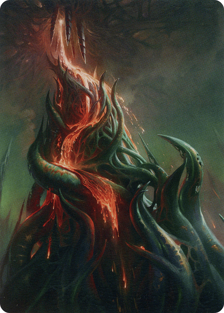 Copperline Gorge — Phyrexia: All Will Be One Art Series — Magic: The Gathering