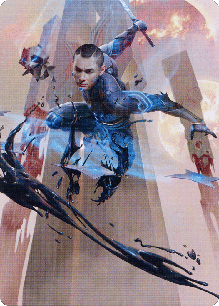 Kaito, Dancing Shadow — Phyrexia: All Will Be One Art Series — Magic: The Gathering