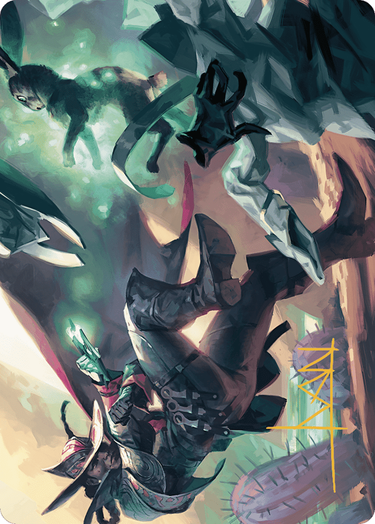 Metamorphic Blast — Outlaws of Thunder Junction Art Series — Magic: The Gathering