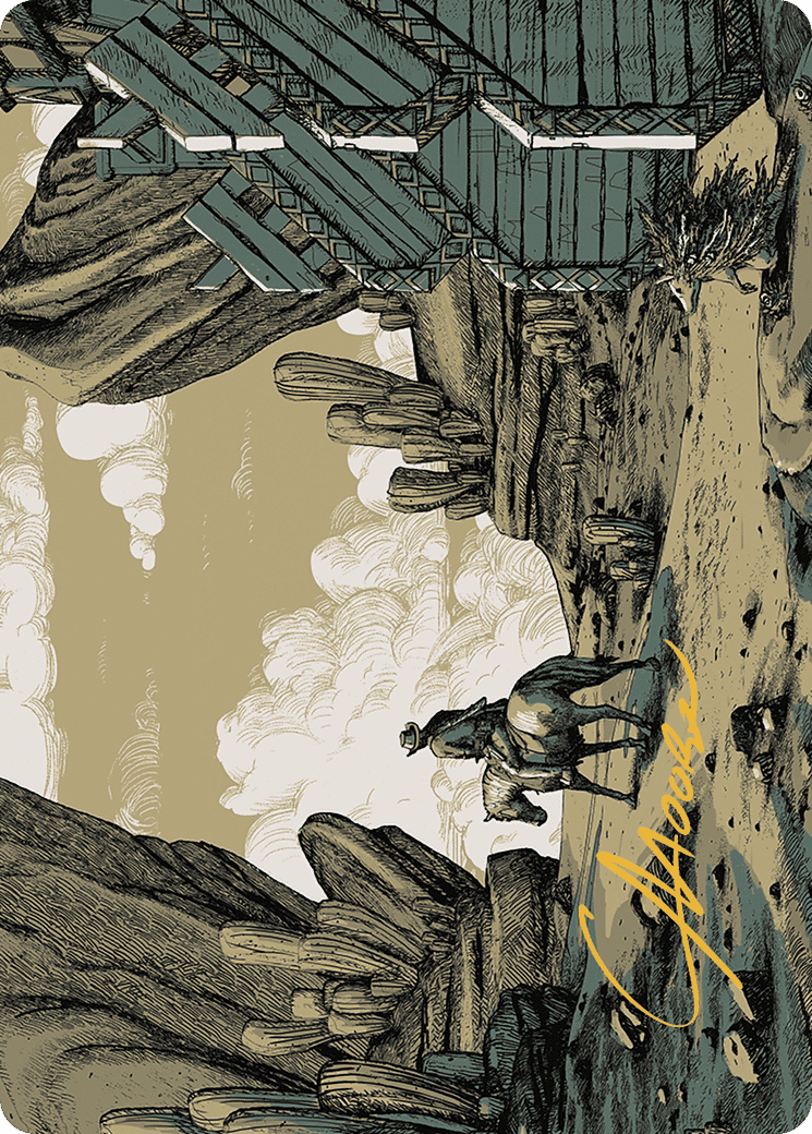 Path to Exile — Outlaws of Thunder Junction Art Series — Magic: The Gathering