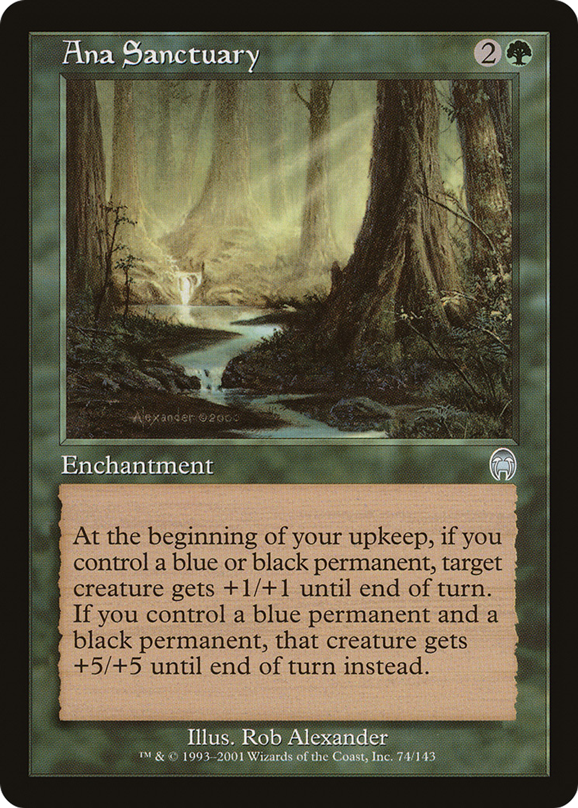 Sanctuaire anaïste — Apocalypse — Magic: The Gathering