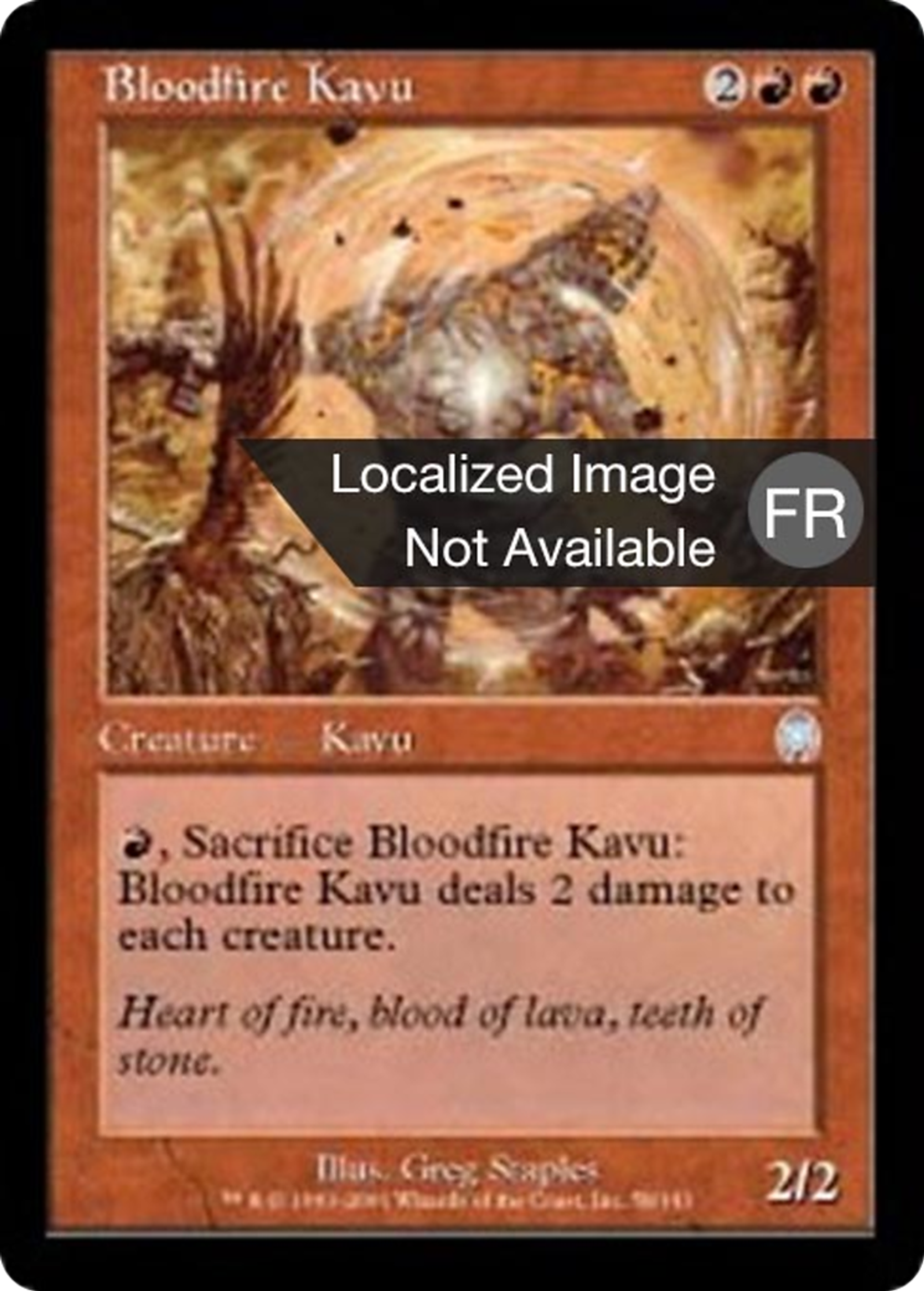 Kavru hématopyre — Apocalypse — Magic: The Gathering
