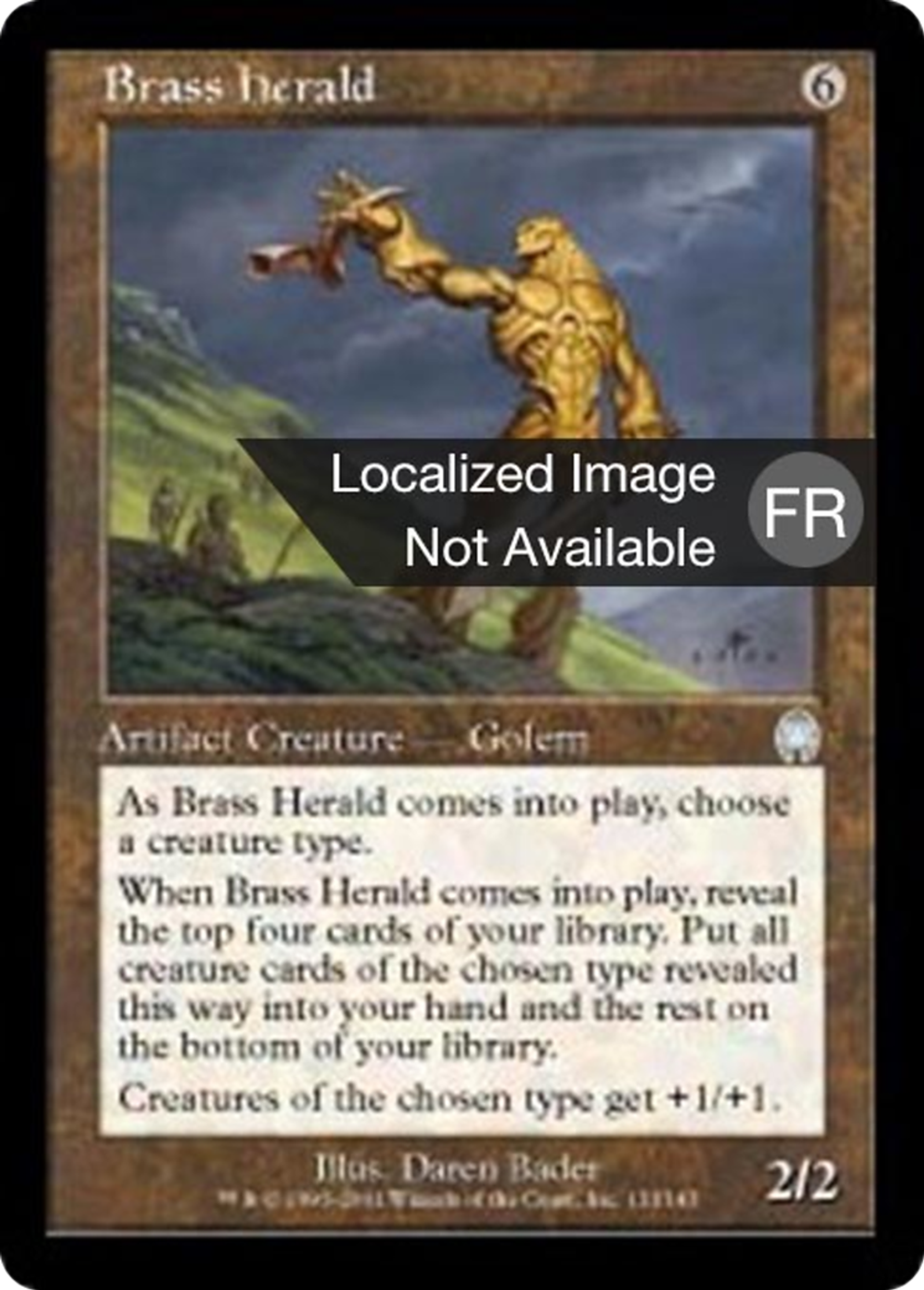 Héraut d'airain — Apocalypse — Magic: The Gathering