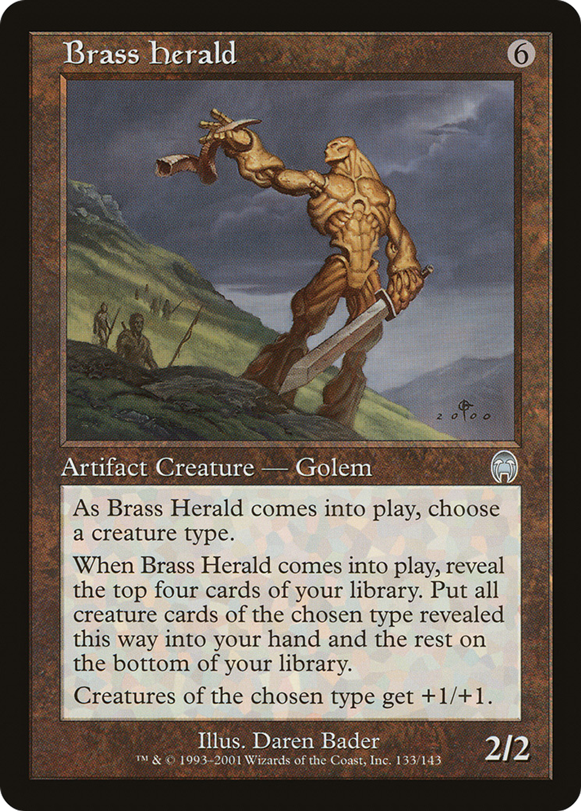 Héraut d'airain — Apocalypse — Magic: The Gathering