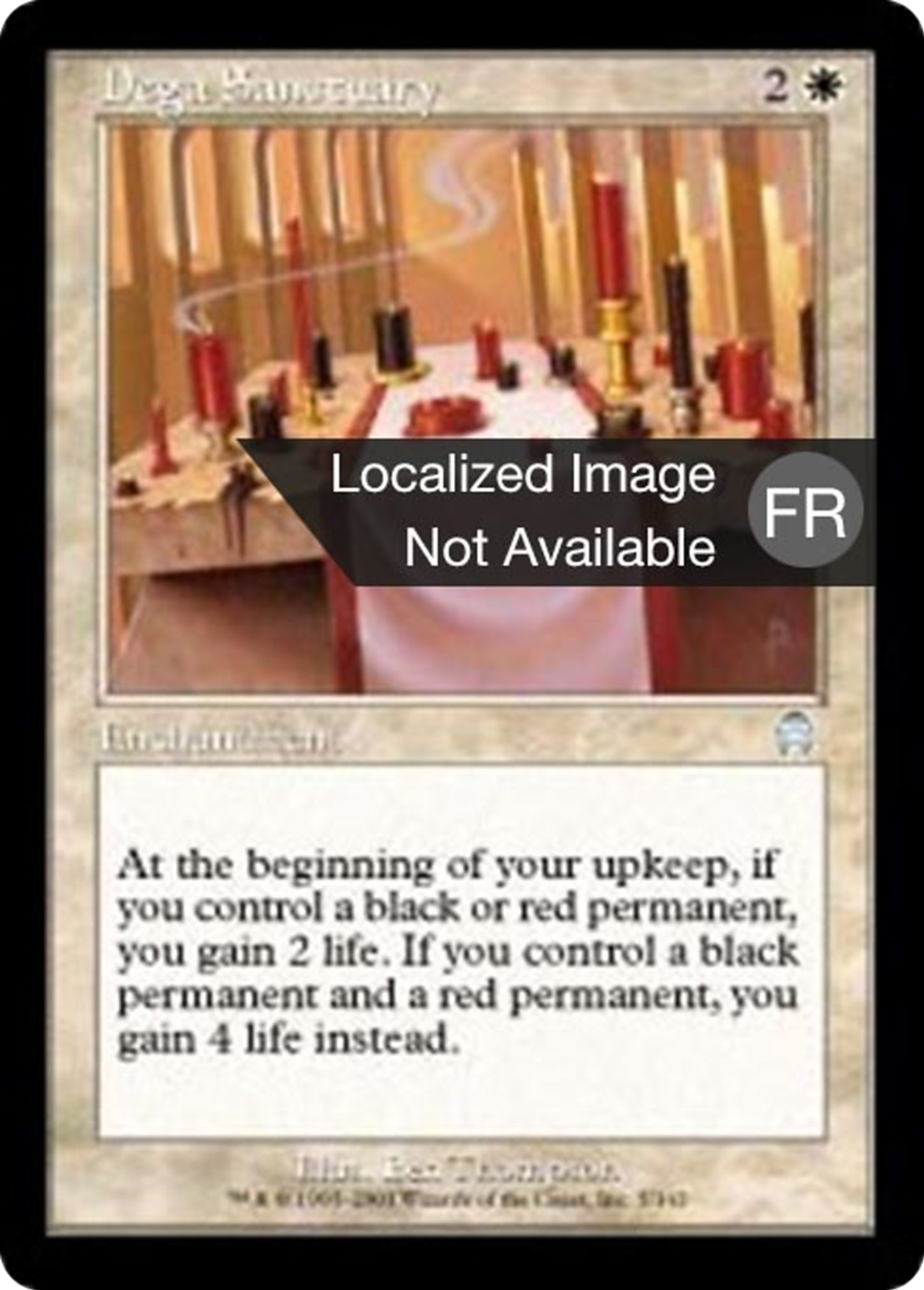 Sanctuaire ordaïste — Apocalypse — Magic: The Gathering