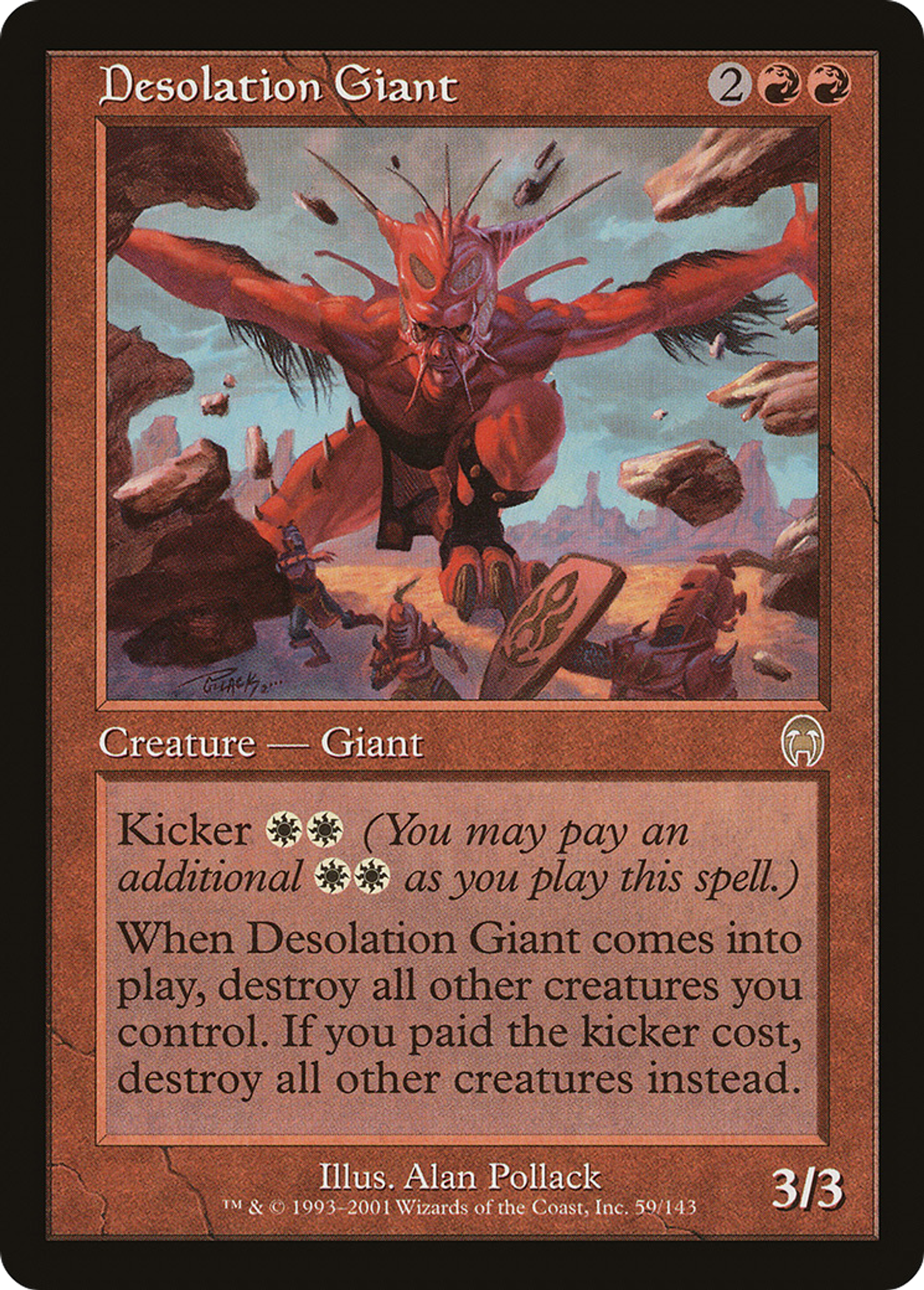 Géant de la désolation — Apocalypse — Magic: The Gathering