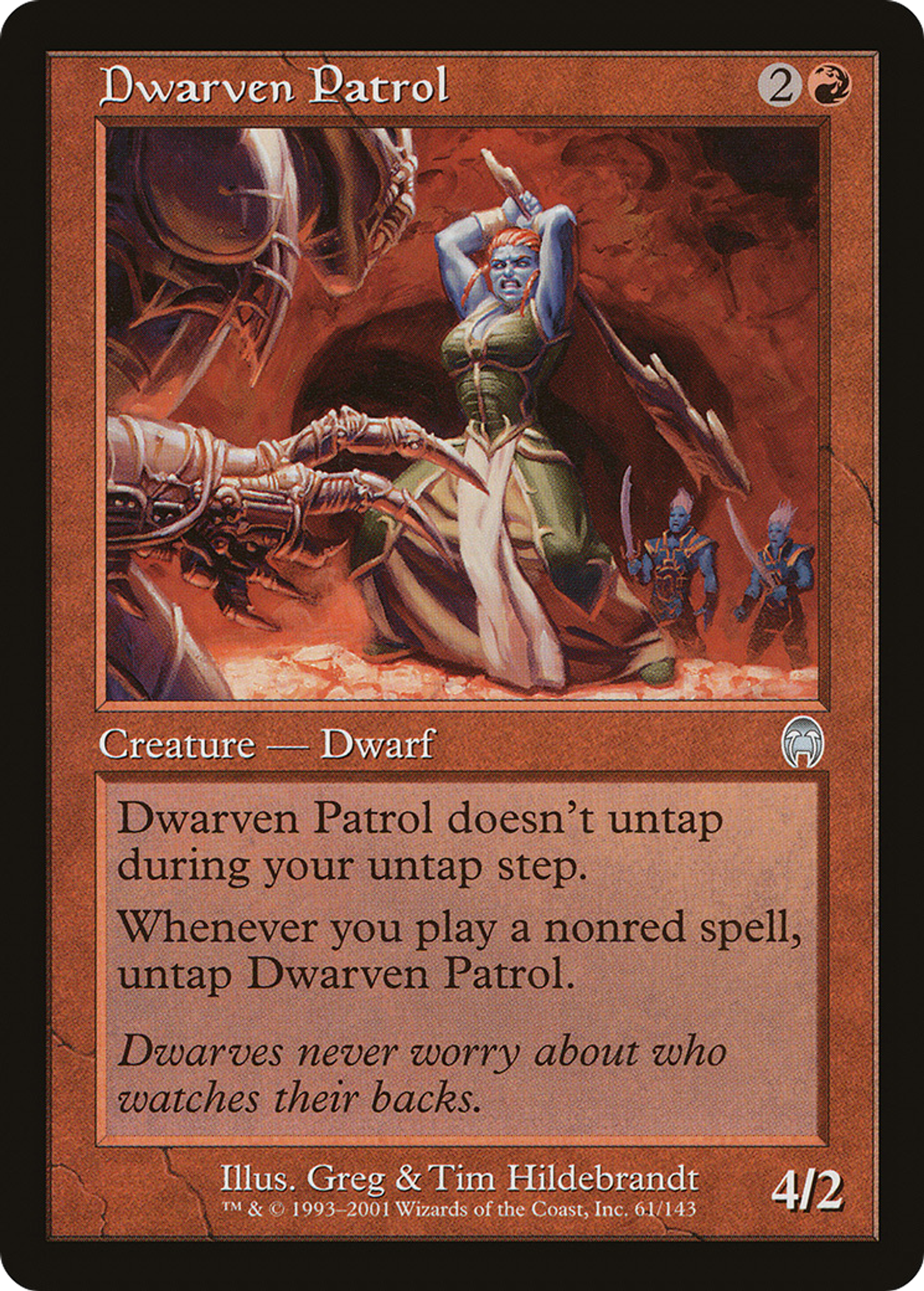 Patrouille naine — Apocalypse — Magic: The Gathering