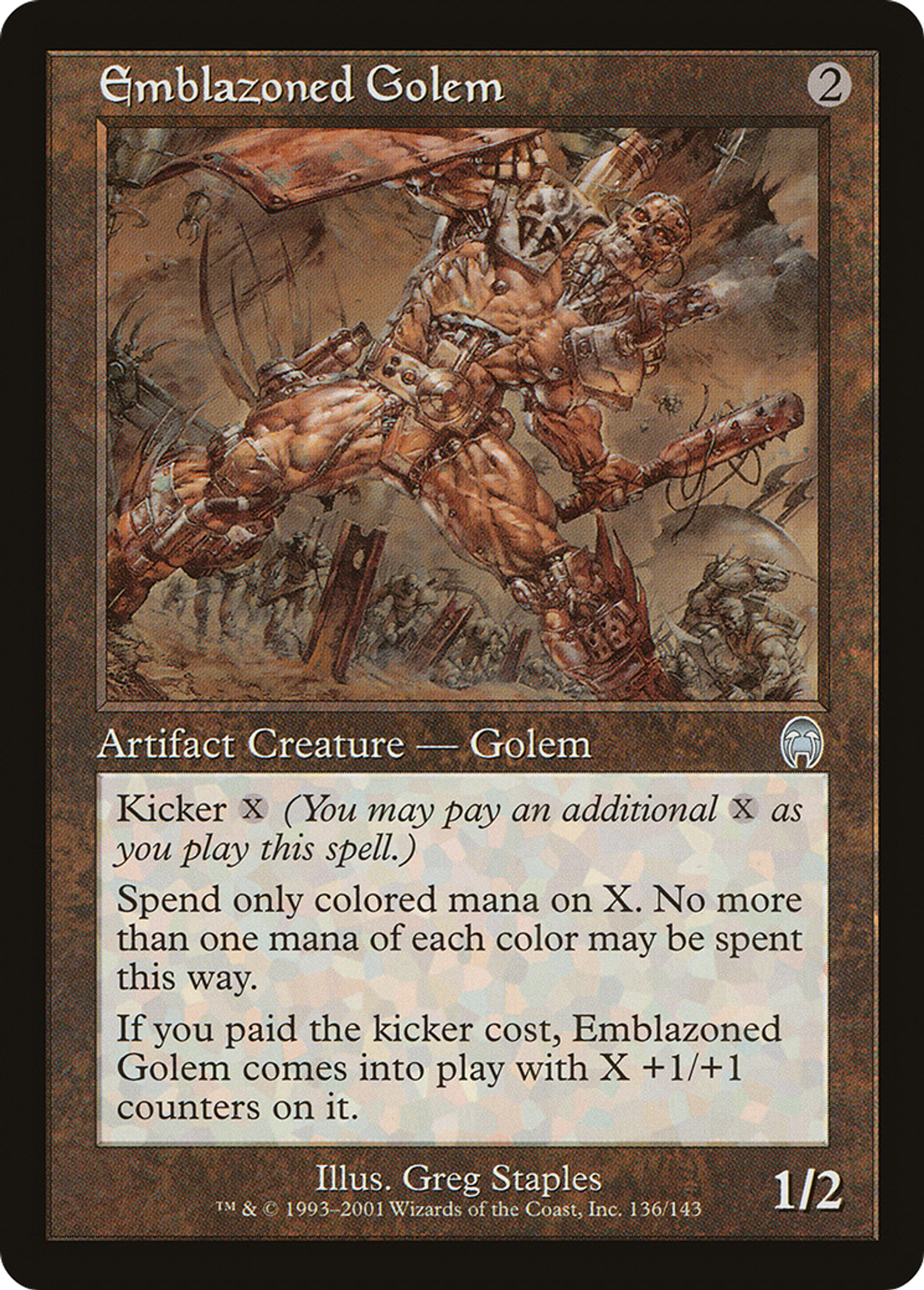 Golem blasonné — Apocalypse — Magic: The Gathering