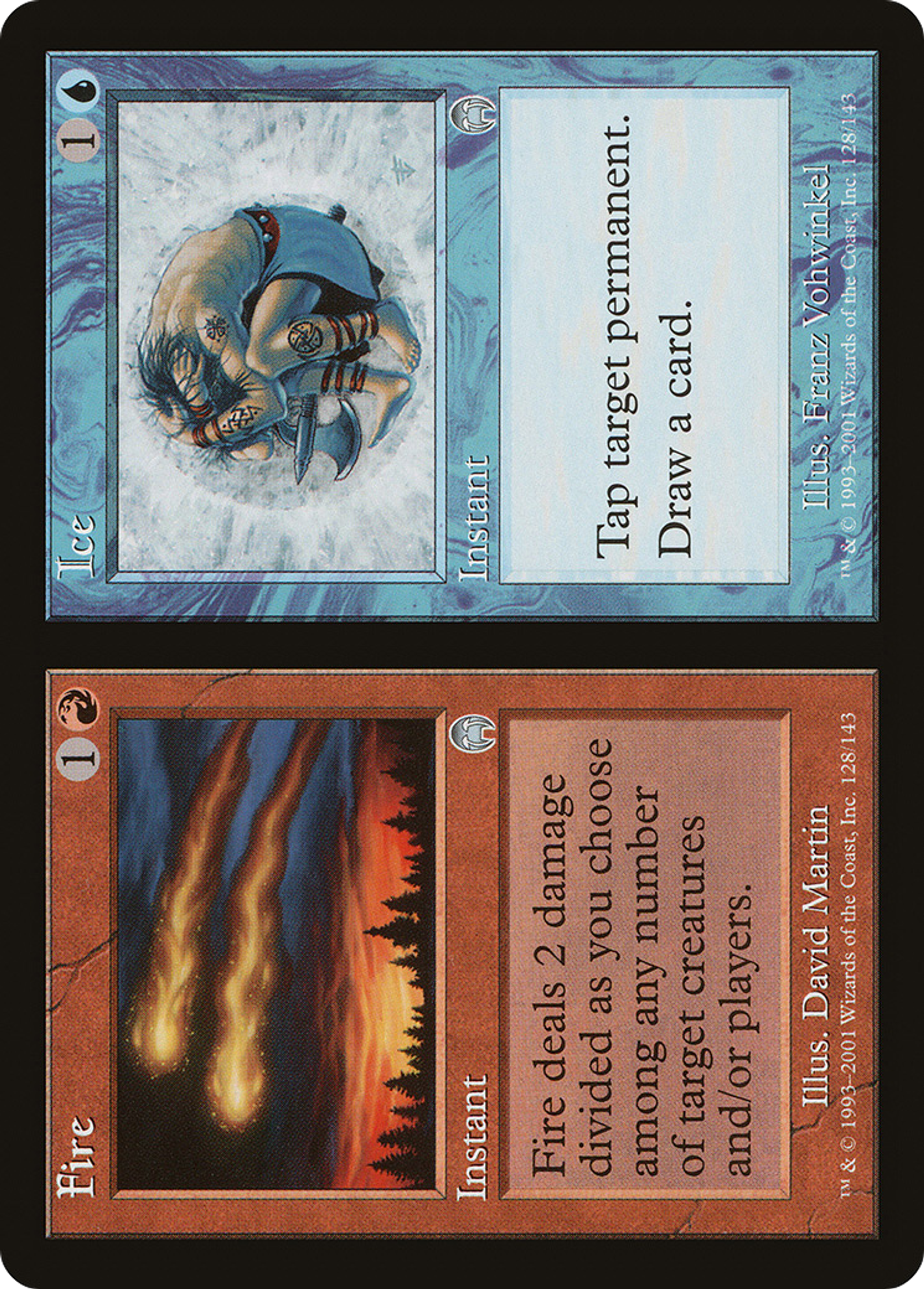 Feu // Glace — Apocalypse — Magic: The Gathering