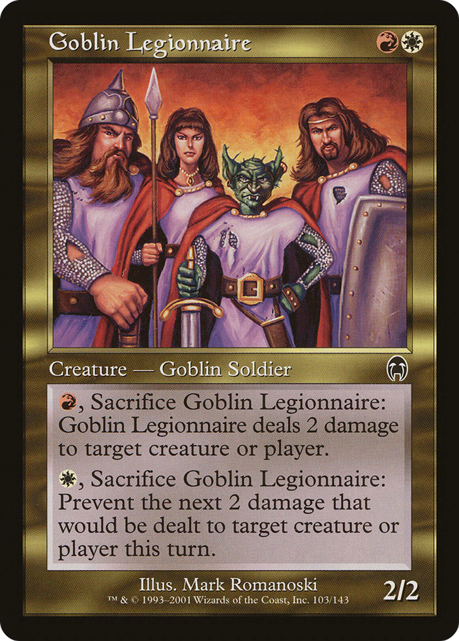 Légionnaire gobelin — Apocalypse — Magic: The Gathering