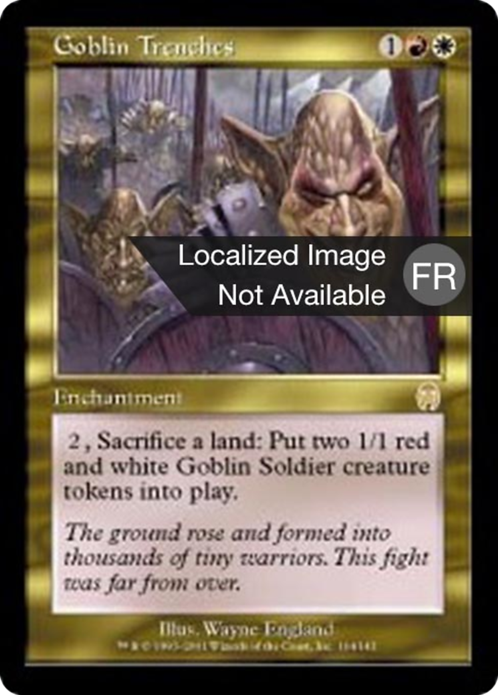 Tranchées des gobelins — Apocalypse — Magic: The Gathering