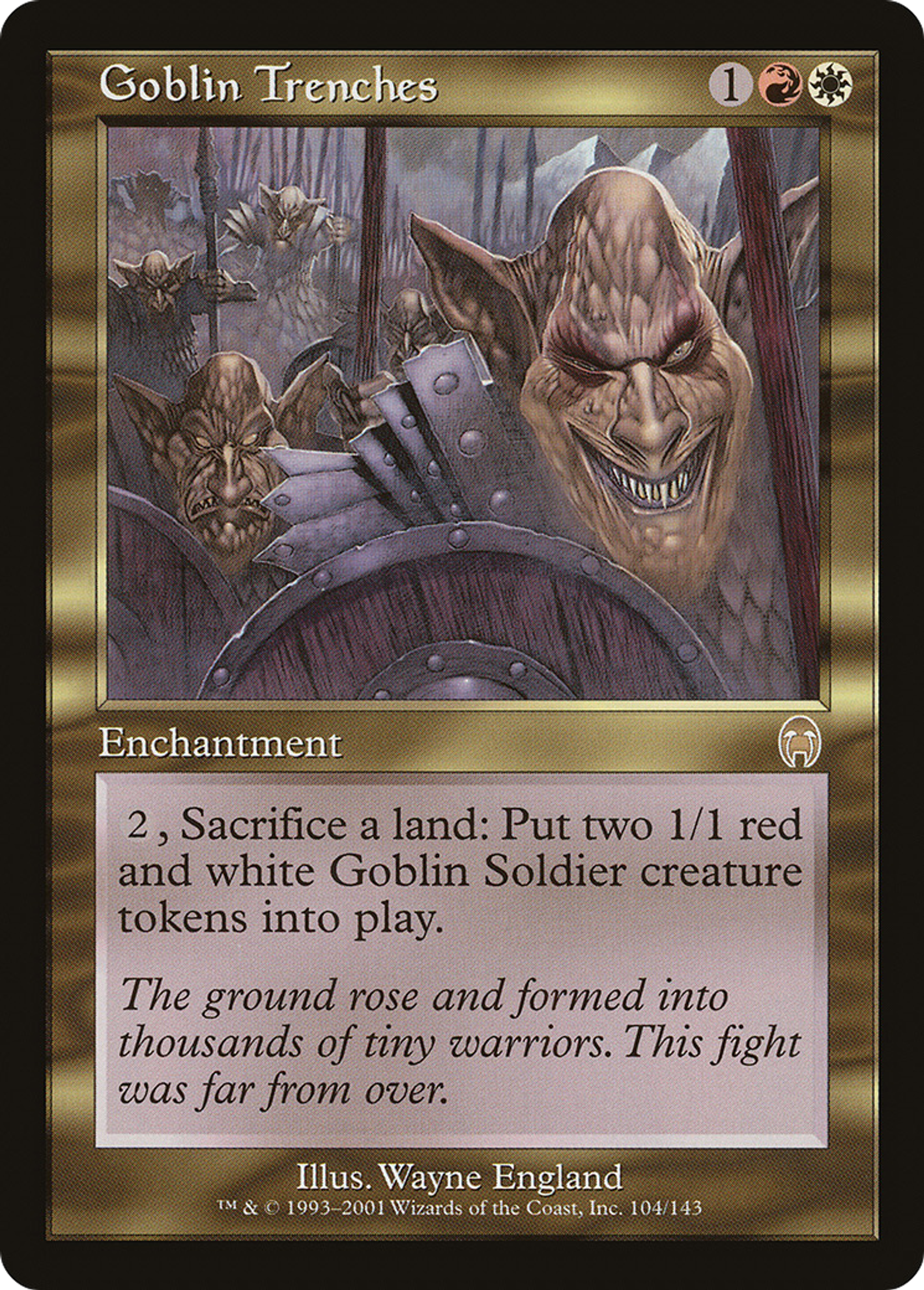 Tranchées des gobelins — Apocalypse — Magic: The Gathering