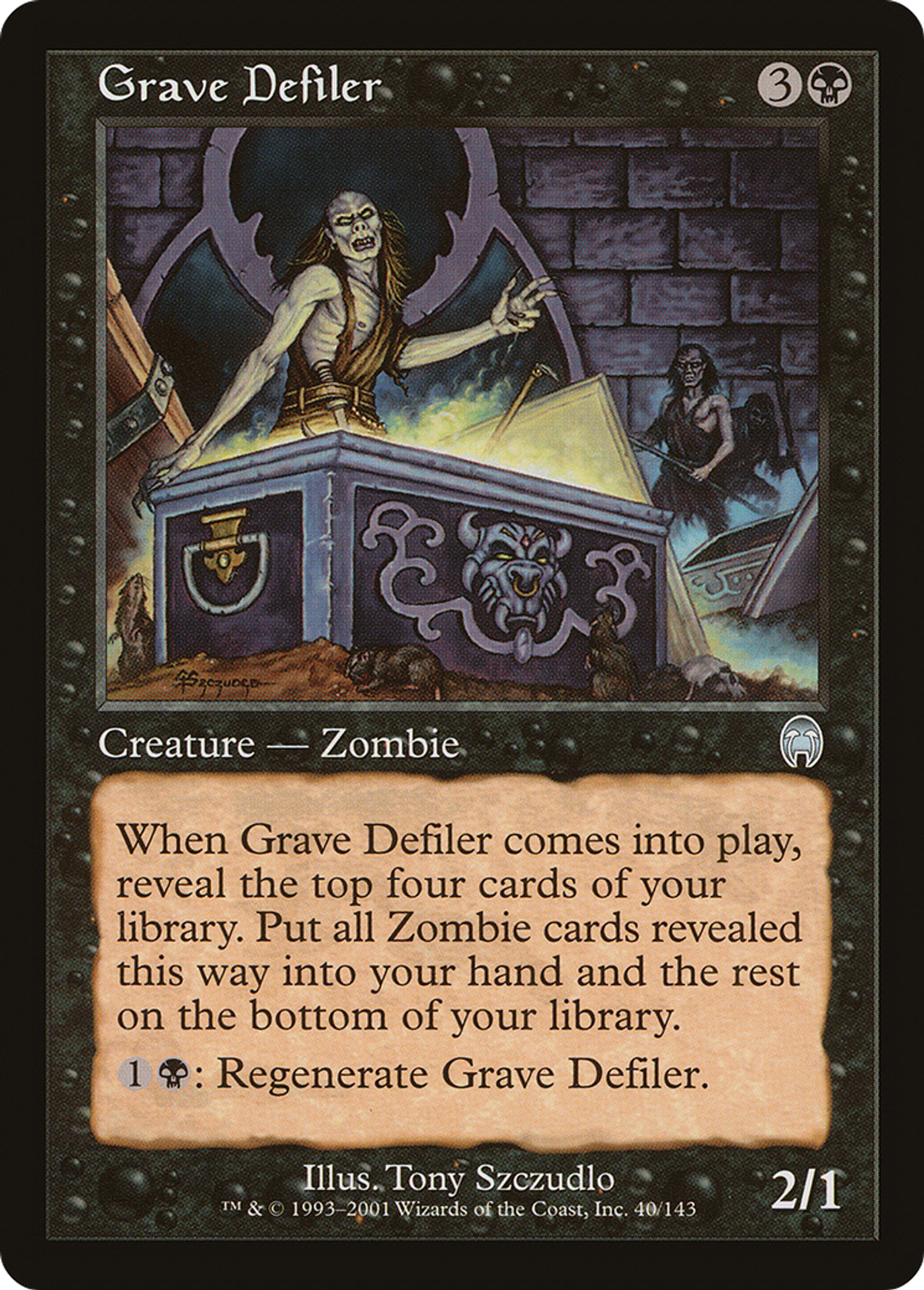 Contaminateur des tombes — Apocalypse — Magic: The Gathering