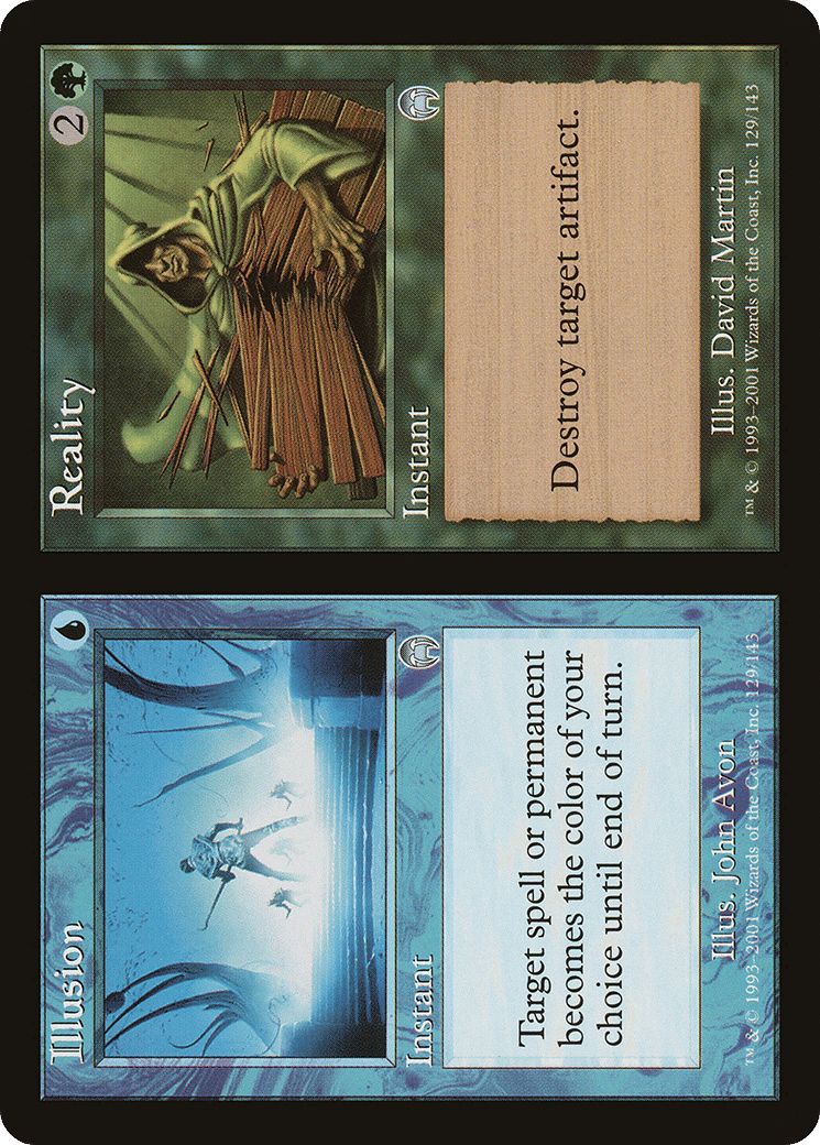 Illusion // Reality — Apocalypse — Magic: The Gathering