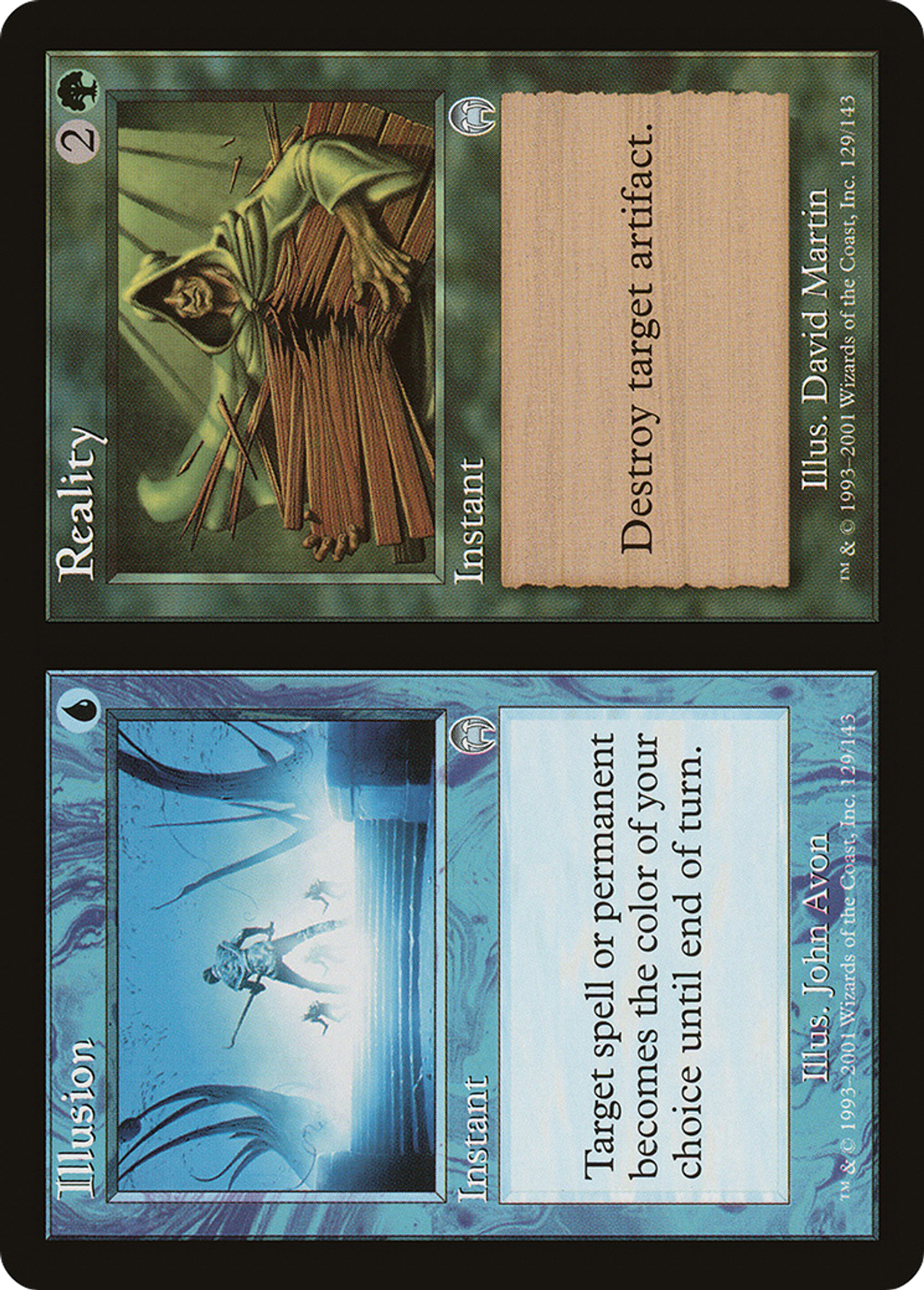 Illusion // Reality — Apocalypse — Magic: The Gathering
