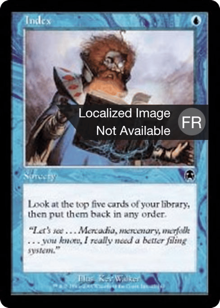 Index — Apocalypse — Magic: The Gathering