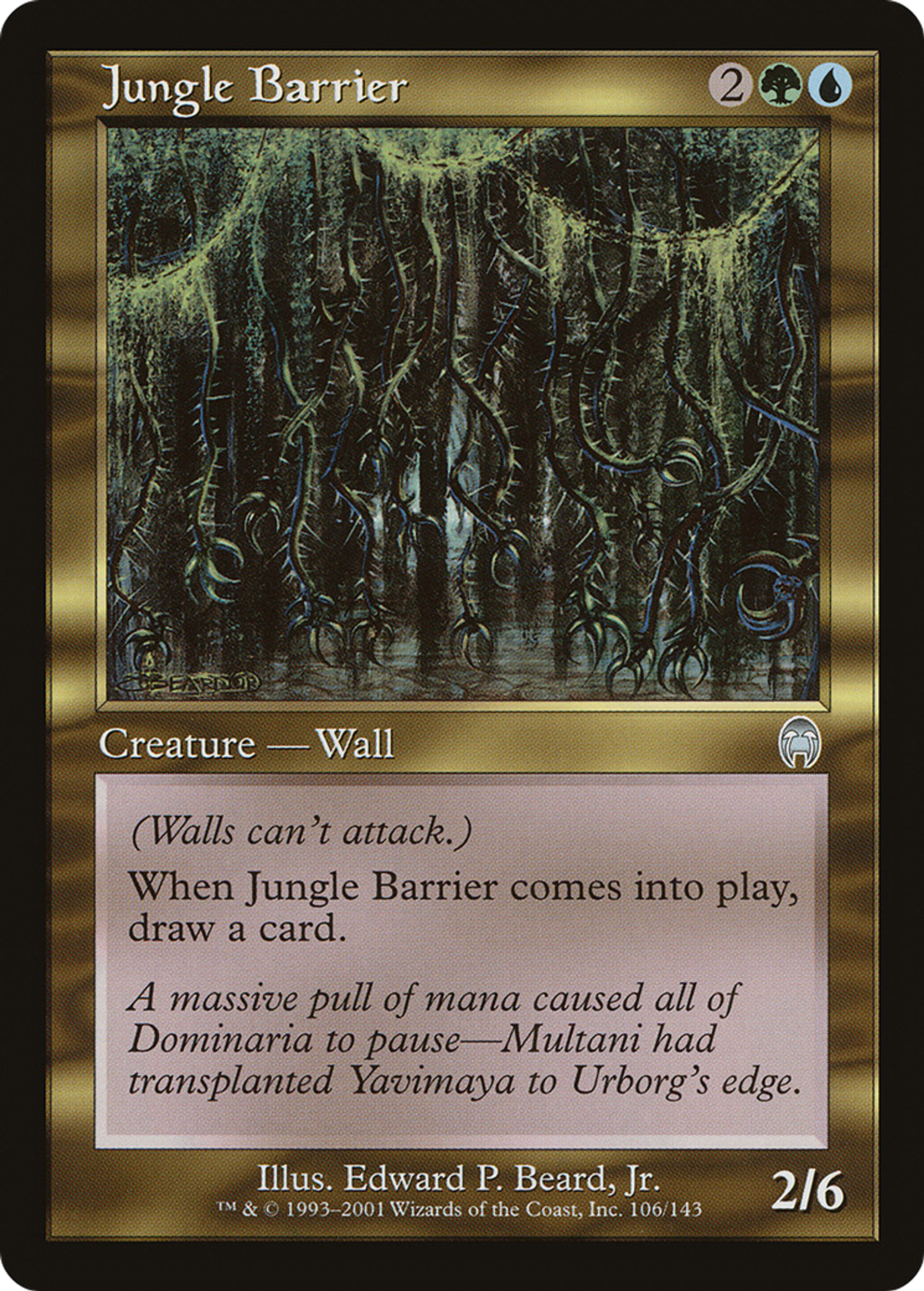 Barrière de la jungle — Apocalypse — Magic: The Gathering