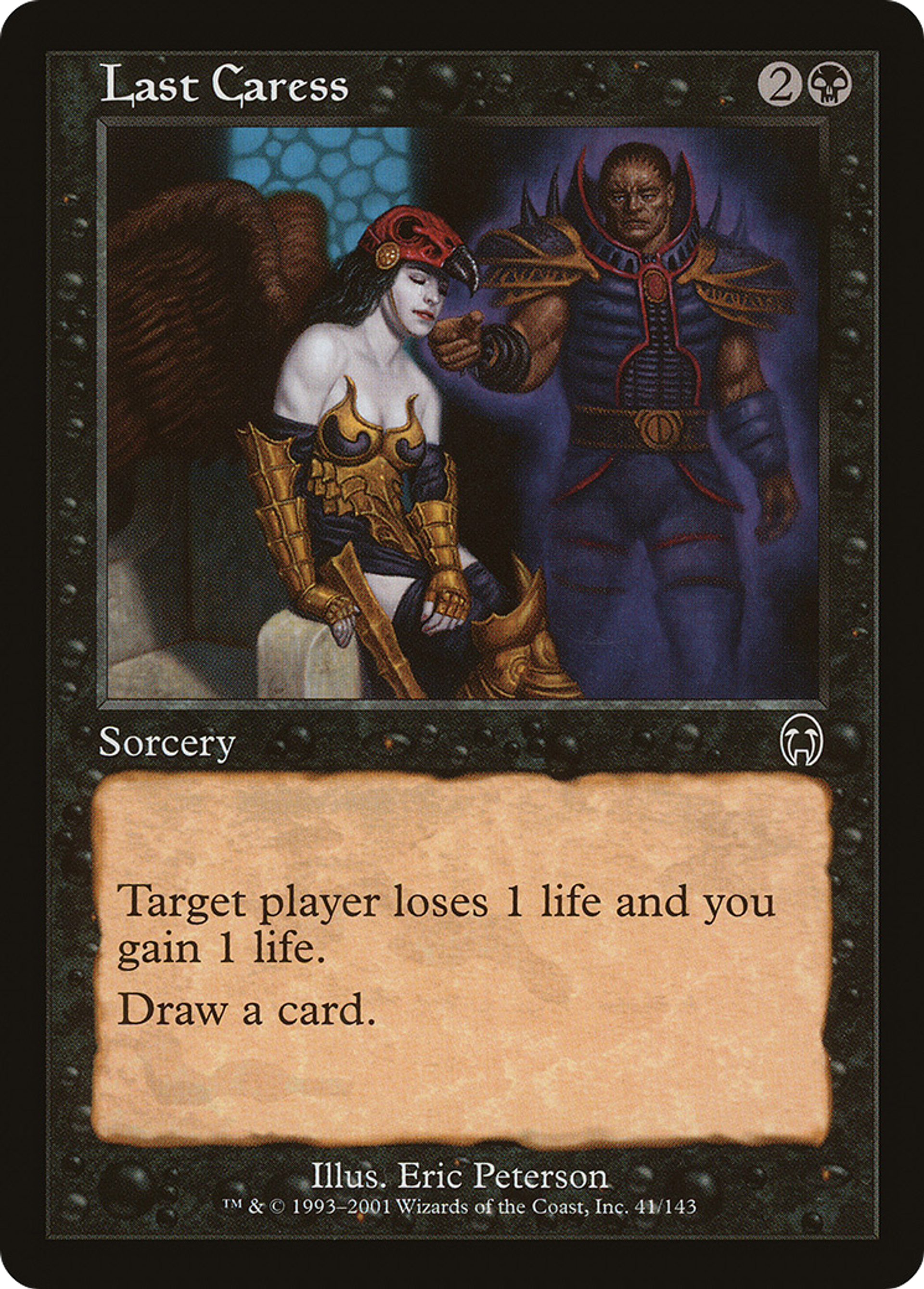 Dernière caresse — Apocalypse — Magic: The Gathering