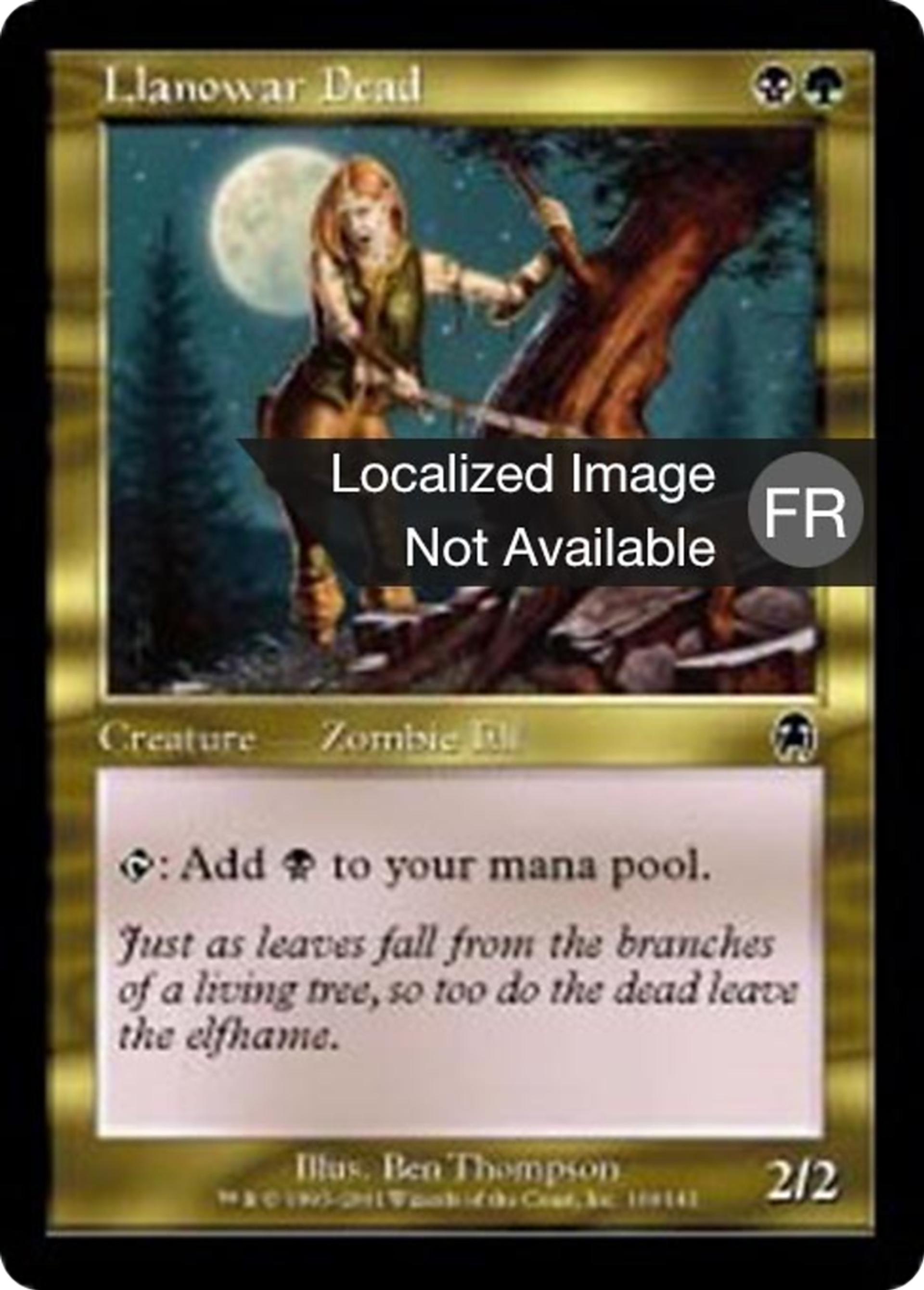 Morts de Llanowar — Apocalypse — Magic: The Gathering