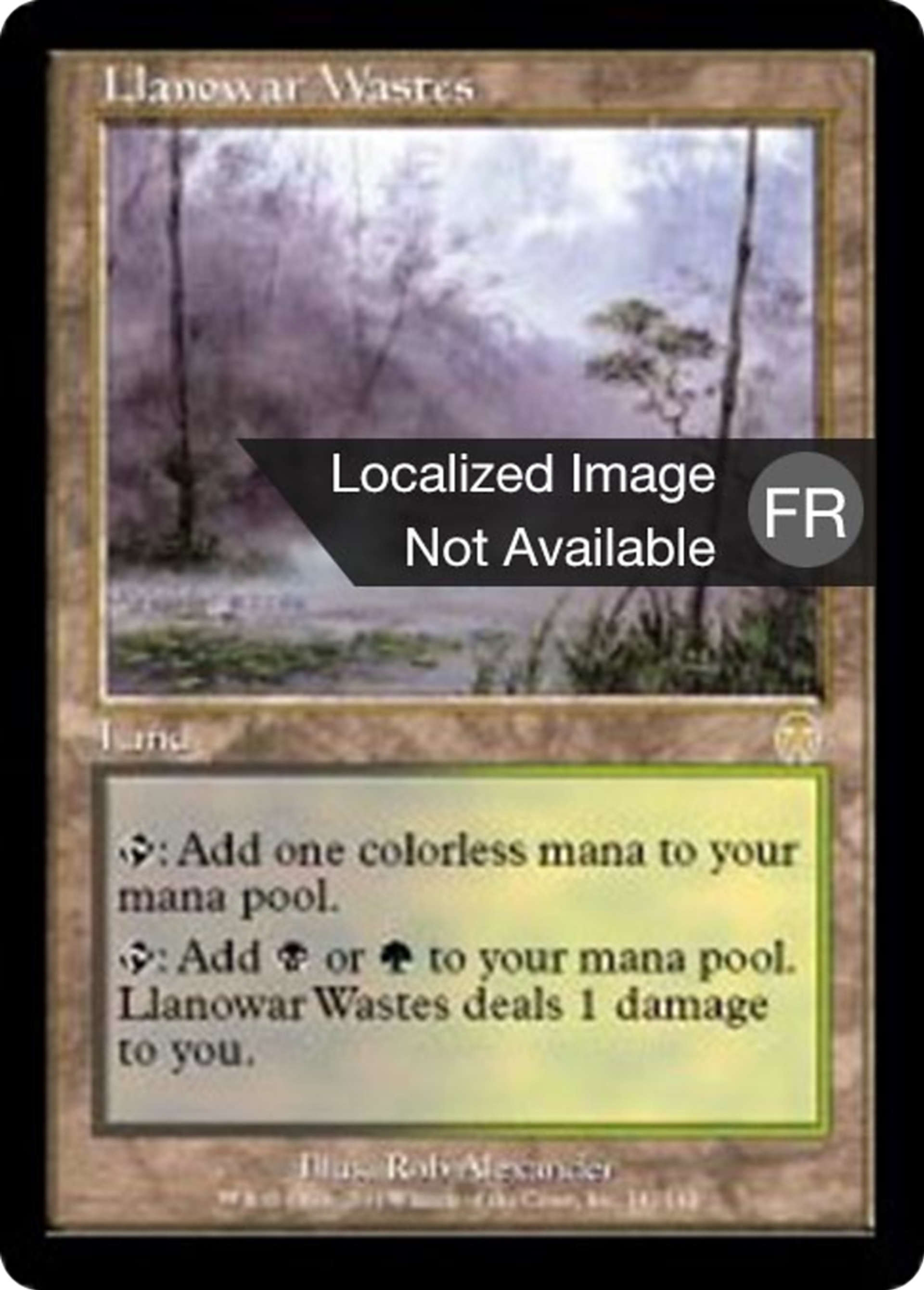 Landes de Llanowar — Apocalypse — Magic: The Gathering