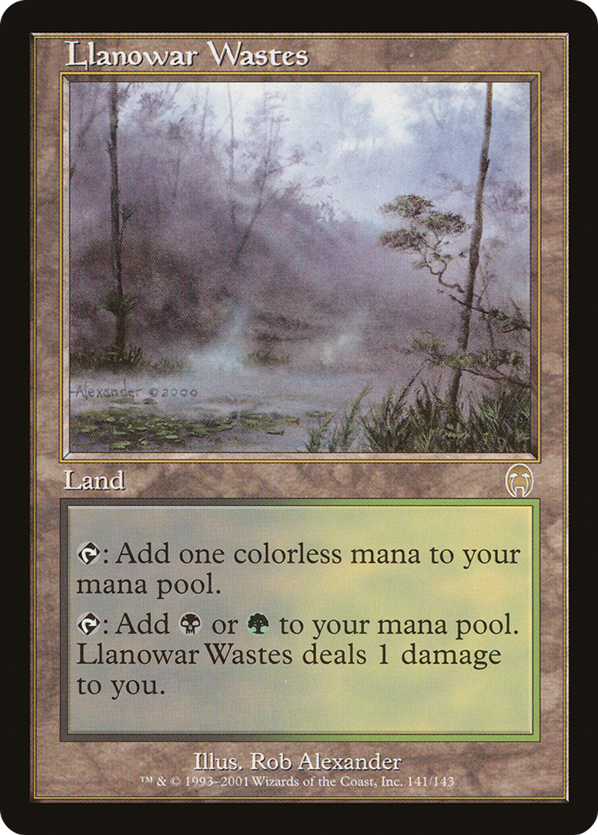 Landes de Llanowar — Apocalypse — Magic: The Gathering
