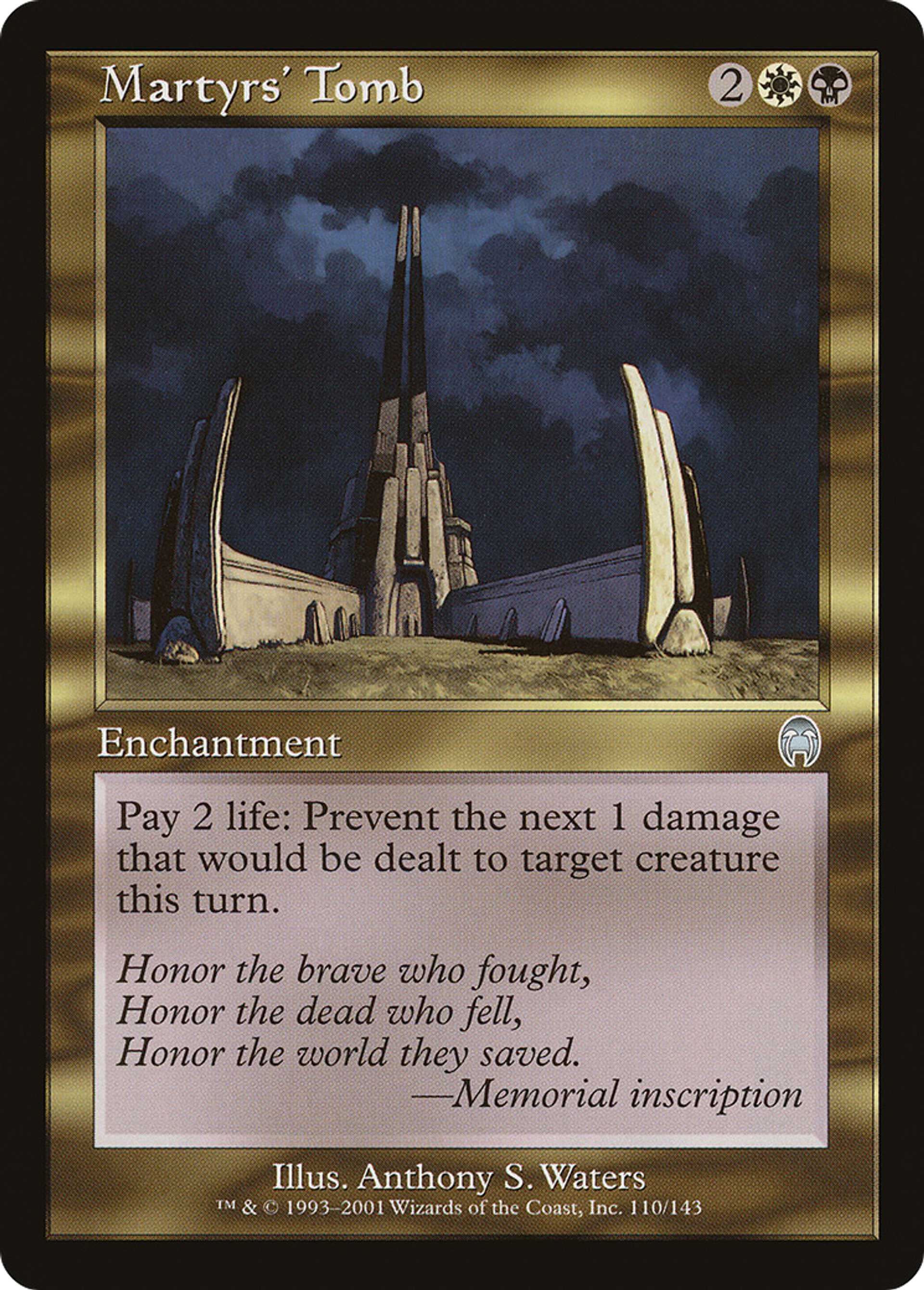 Tombe des martyres — Apocalypse — Magic: The Gathering