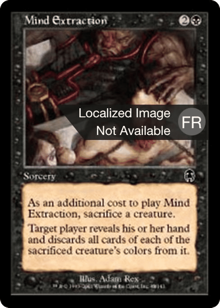 Extraction cérébrale — Apocalypse — Magic: The Gathering