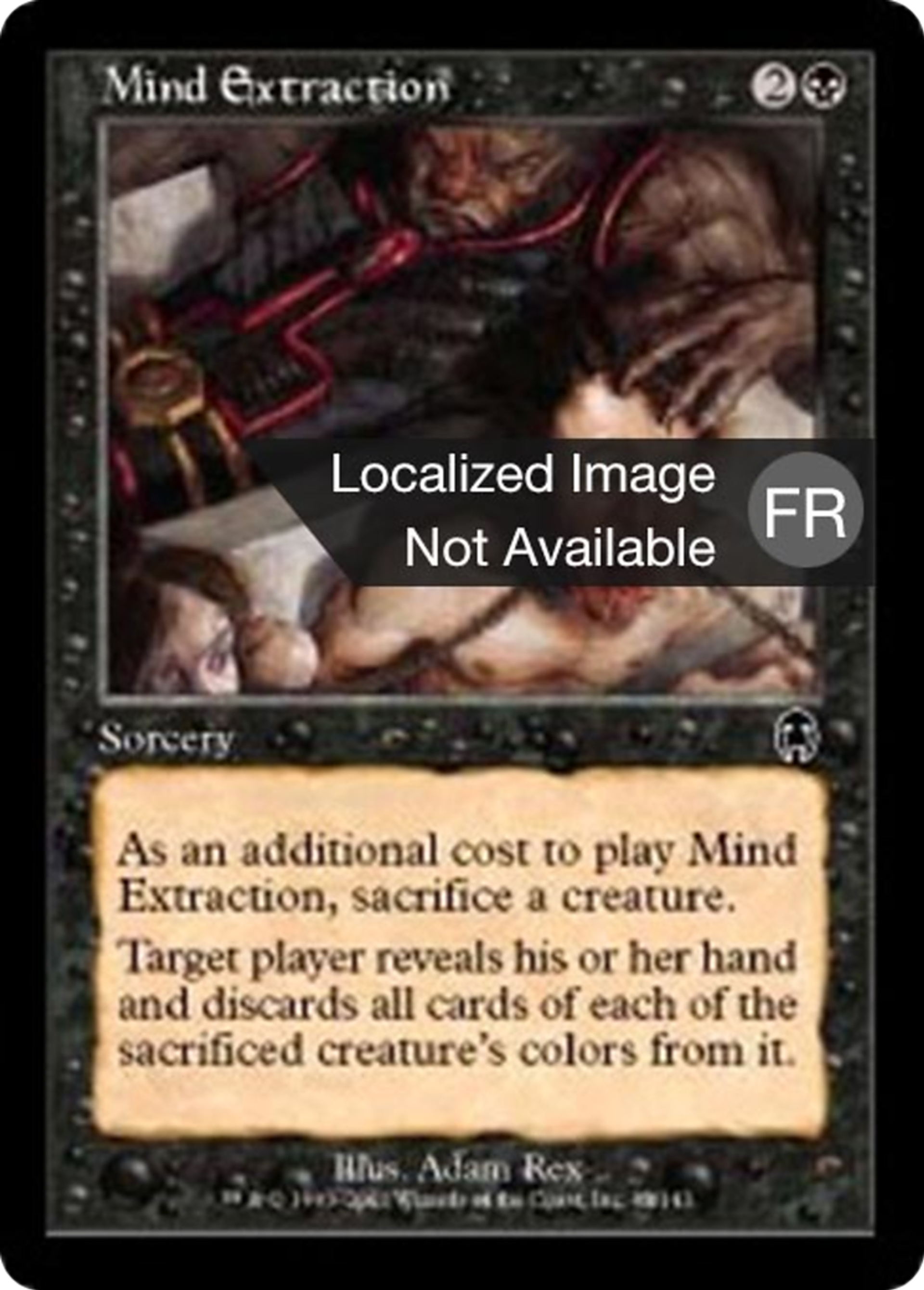 Extraction cérébrale — Apocalypse — Magic: The Gathering