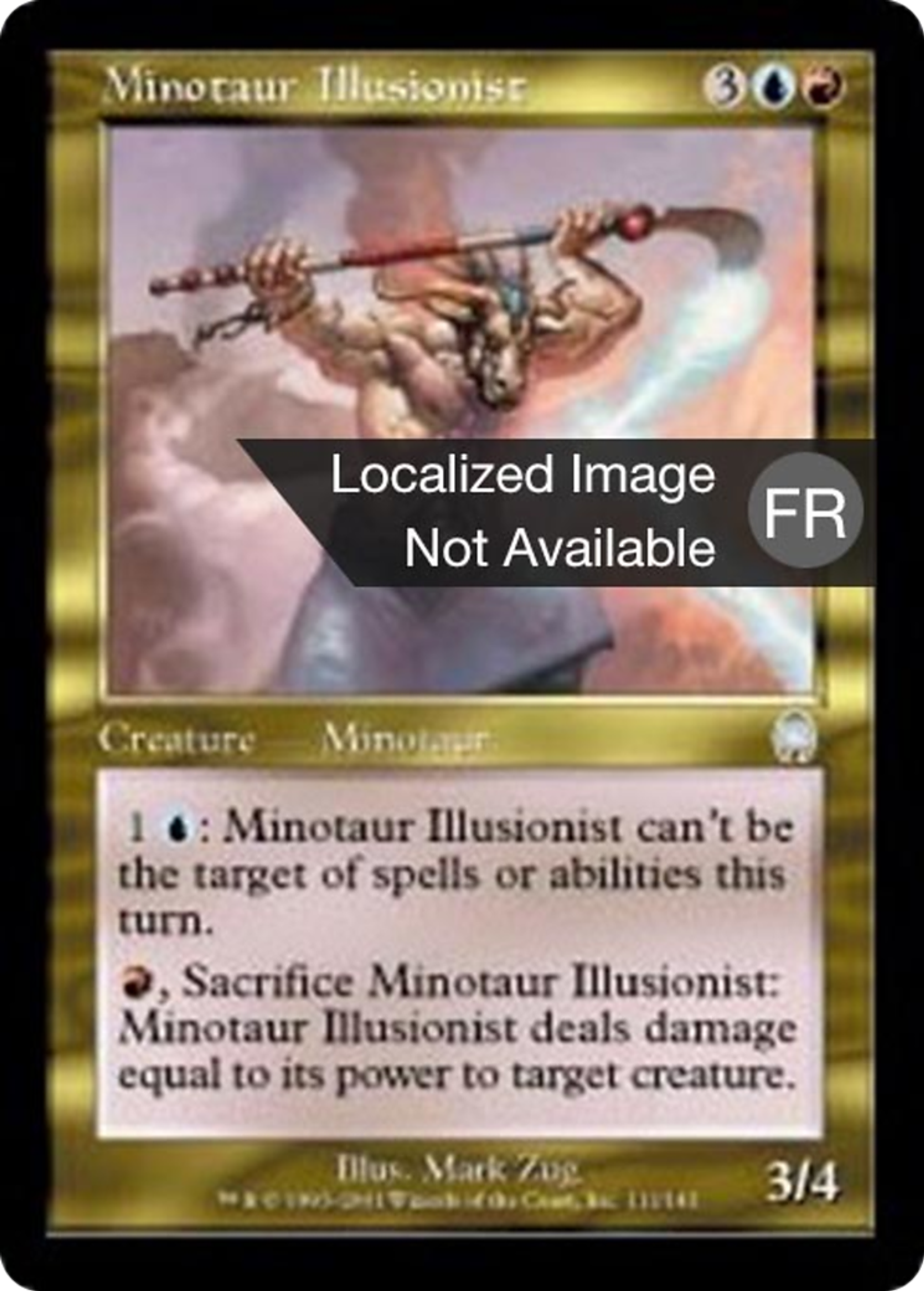 Illusionniste minotaure — Apocalypse — Magic: The Gathering