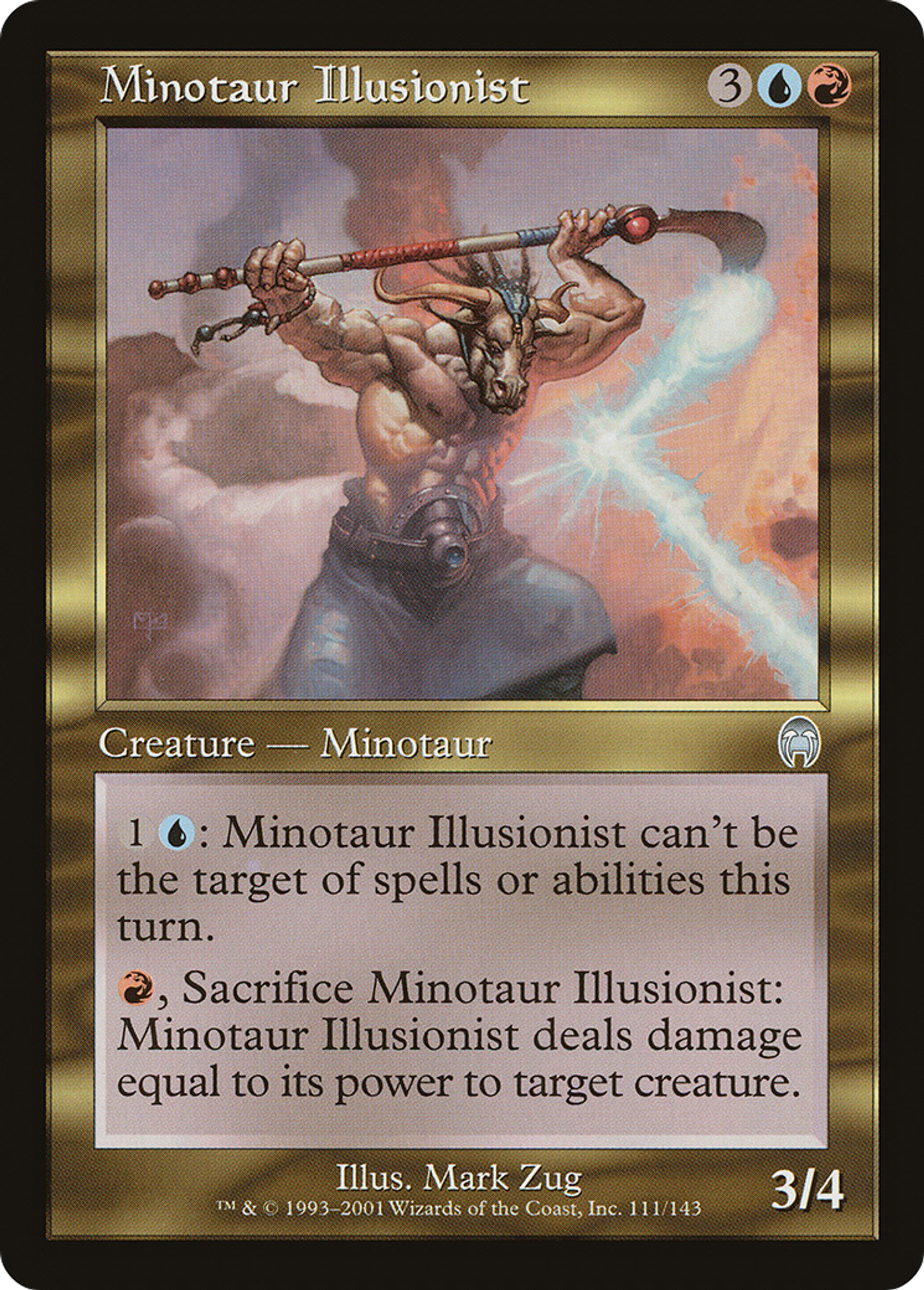 Illusionniste minotaure — Apocalypse — Magic: The Gathering