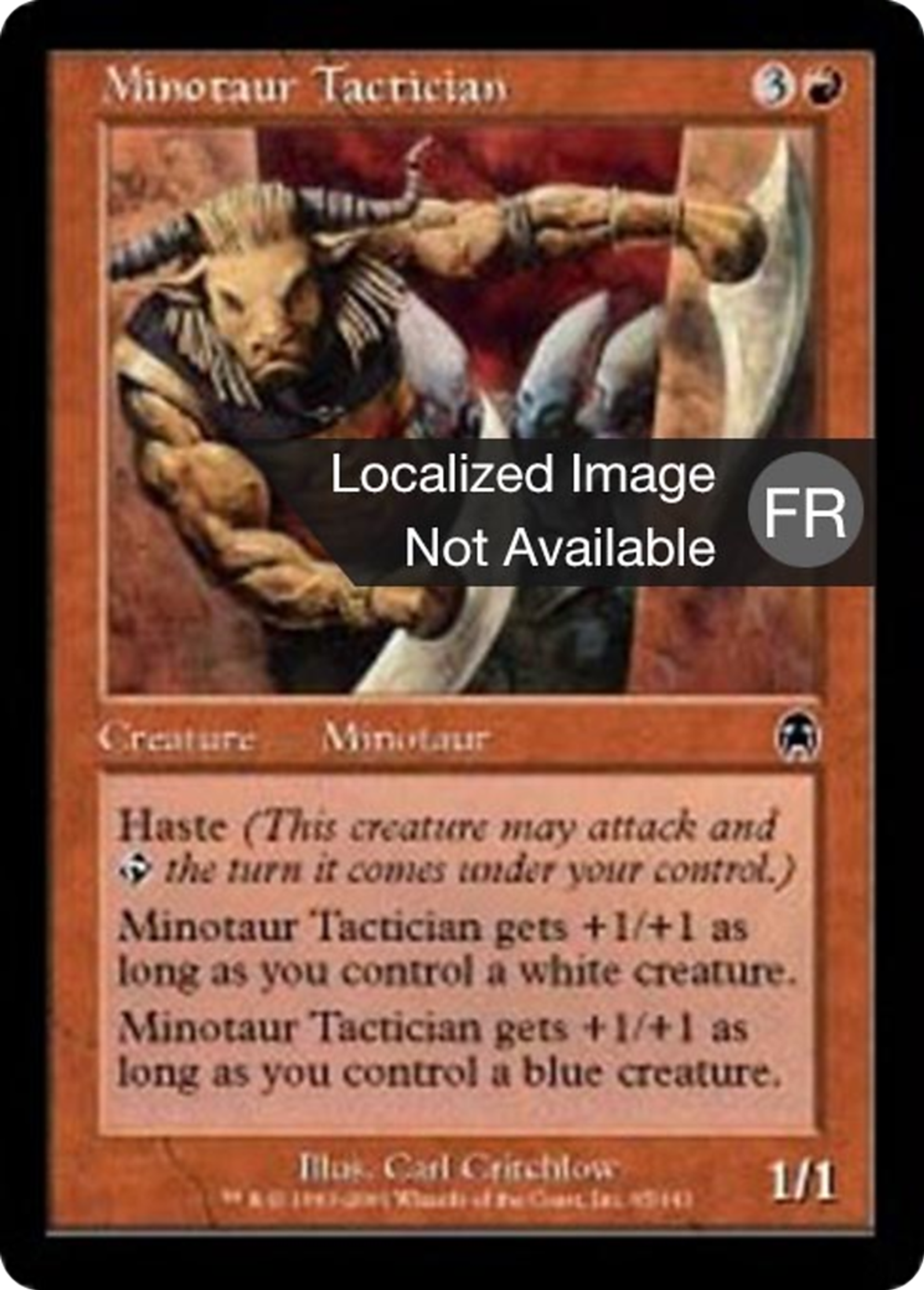 Tacticien minotaure — Apocalypse — Magic: The Gathering