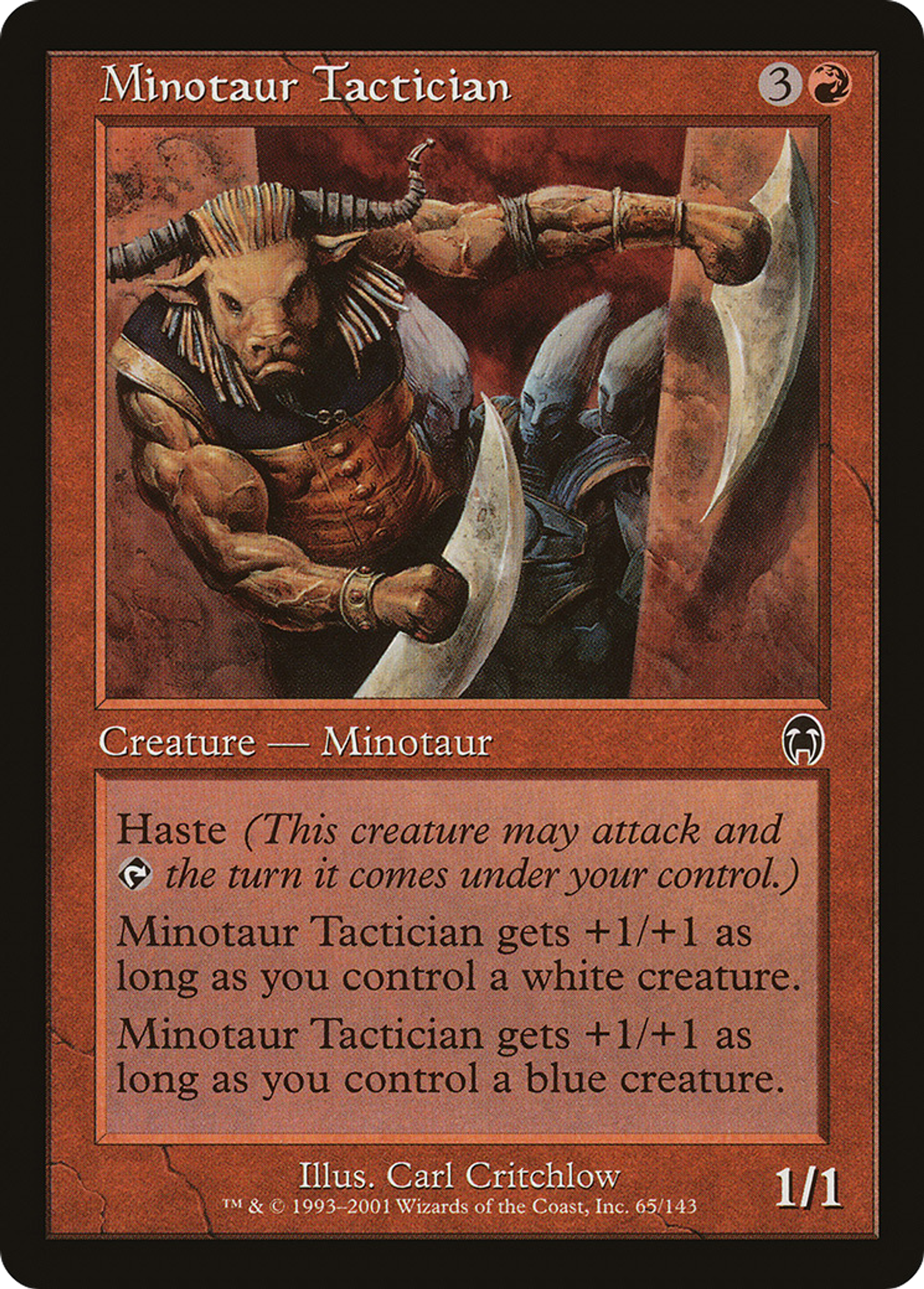 Tacticien minotaure — Apocalypse — Magic: The Gathering