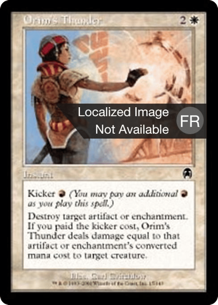 Tonnerre selon Orime — Apocalypse — Magic: The Gathering