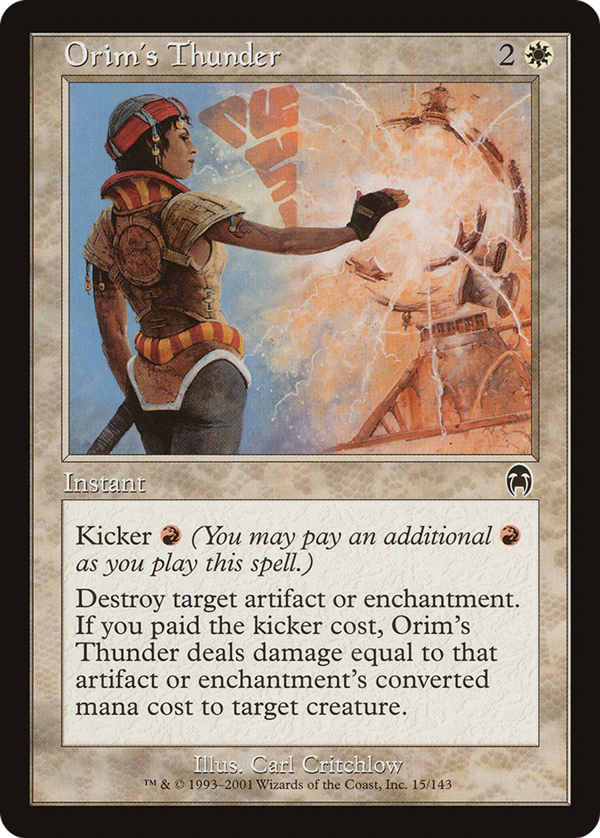 Tonnerre selon Orime — Apocalypse — Magic: The Gathering