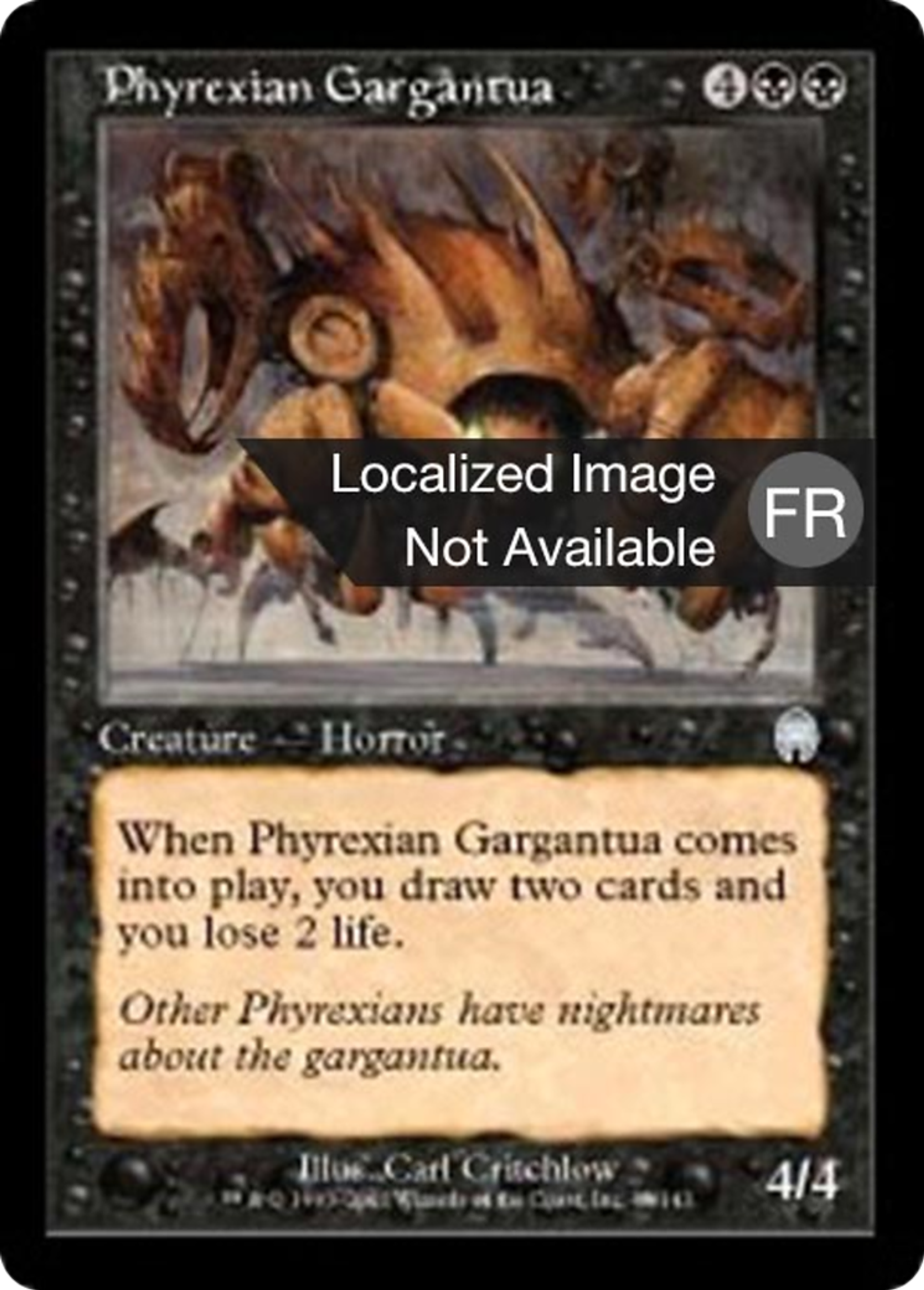 Gargantua phyrexian — Apocalypse — Magic: The Gathering