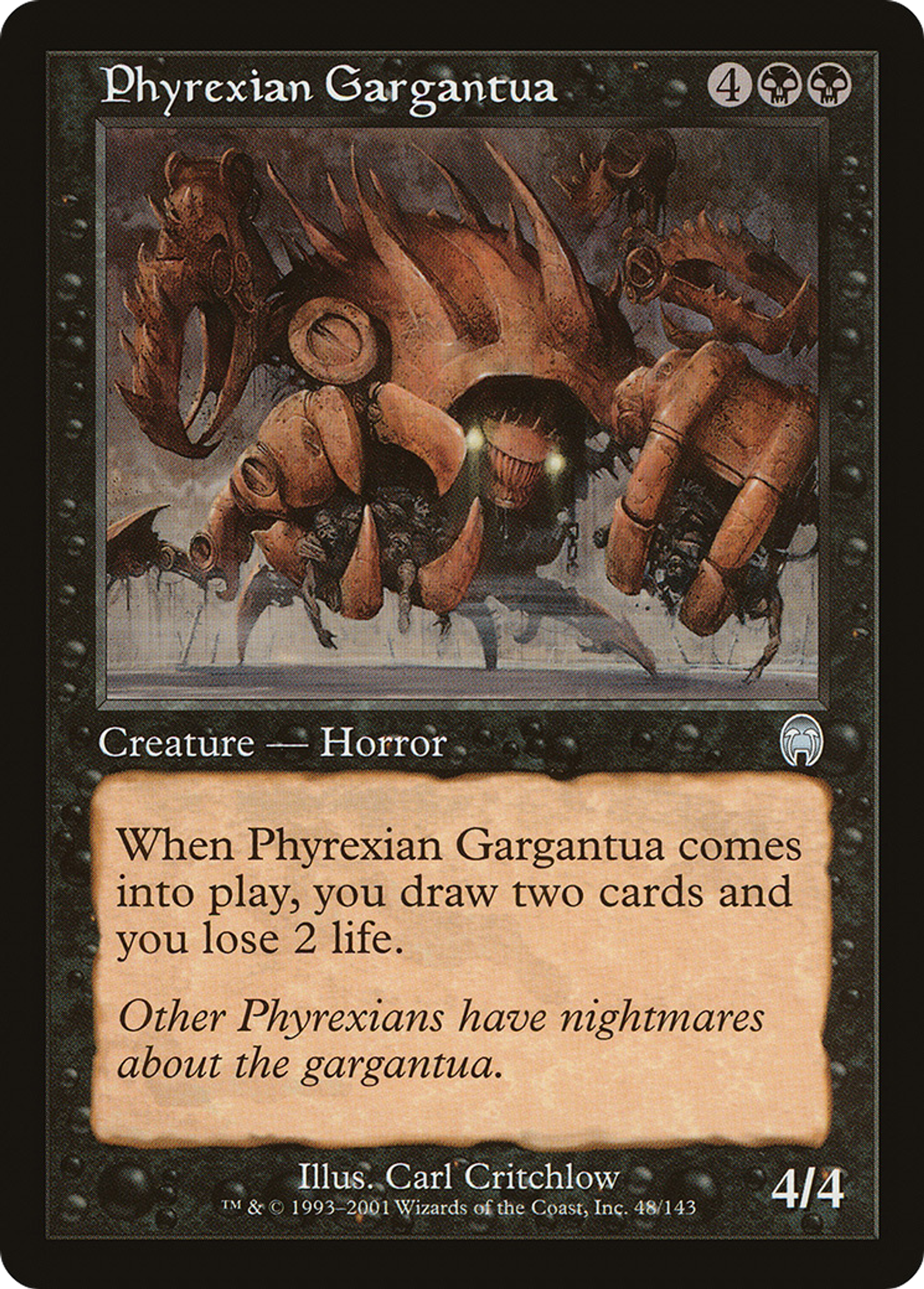 Gargantua phyrexian — Apocalypse — Magic: The Gathering