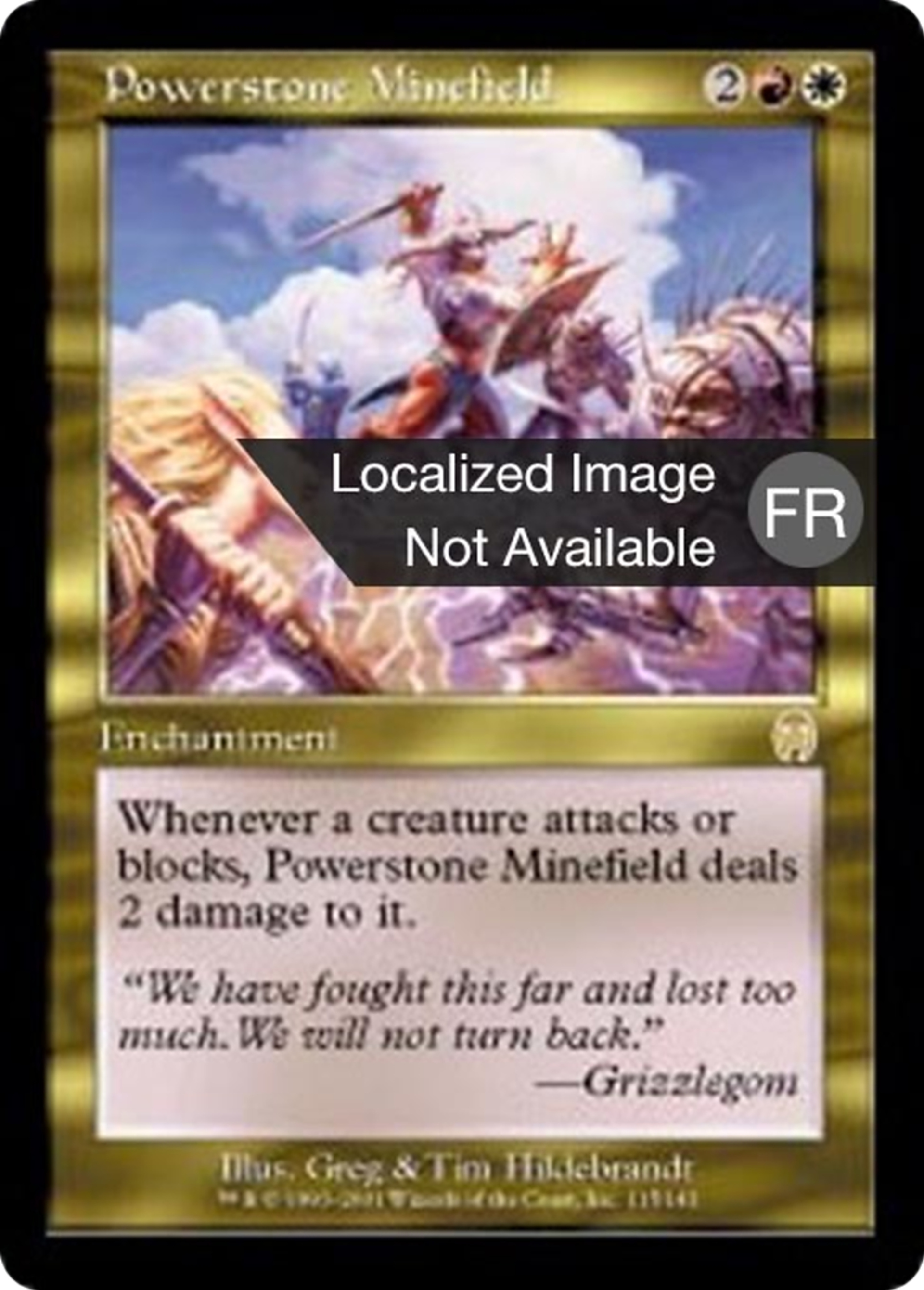 Champ miné de lithoforces — Apocalypse — Magic: The Gathering