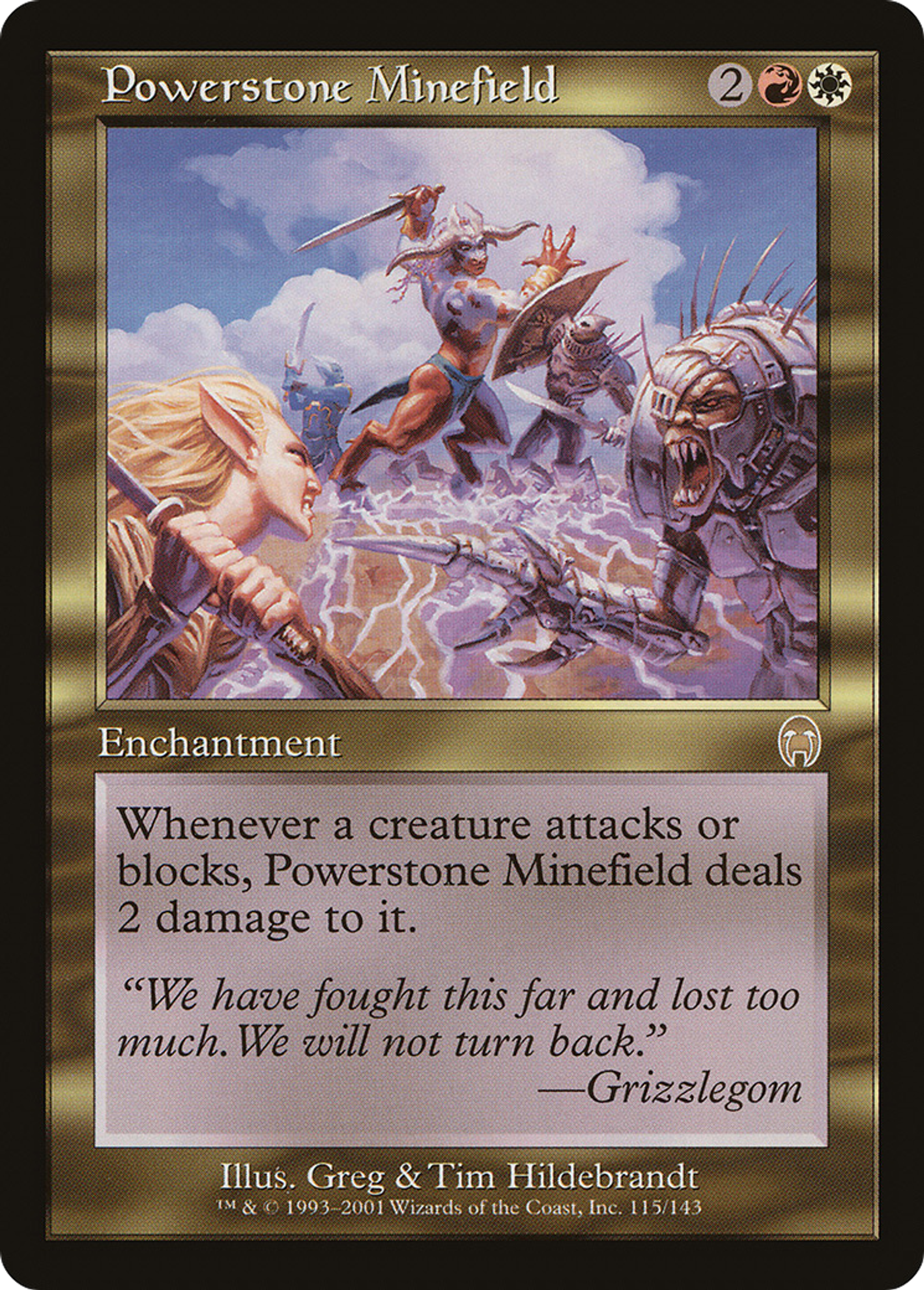 Champ miné de lithoforces — Apocalypse — Magic: The Gathering