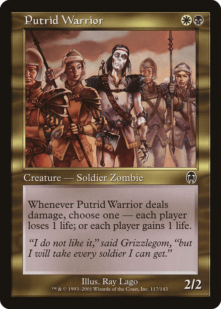 Putrid Warrior — Apocalypse — Magic: The Gathering